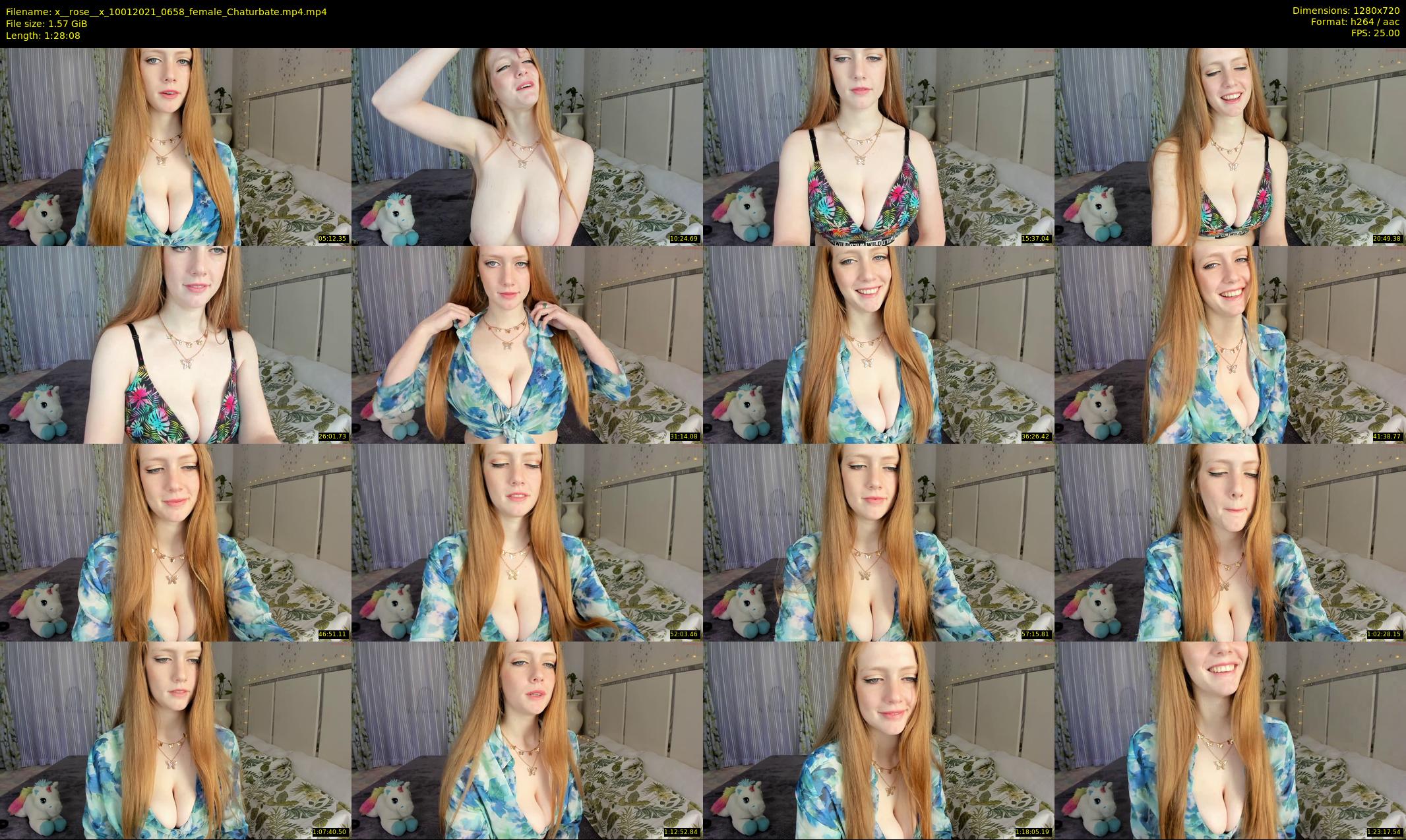 x__rose__x — 89 minute Chaturbate female cam show recording, 720p, Jan 10, 2021