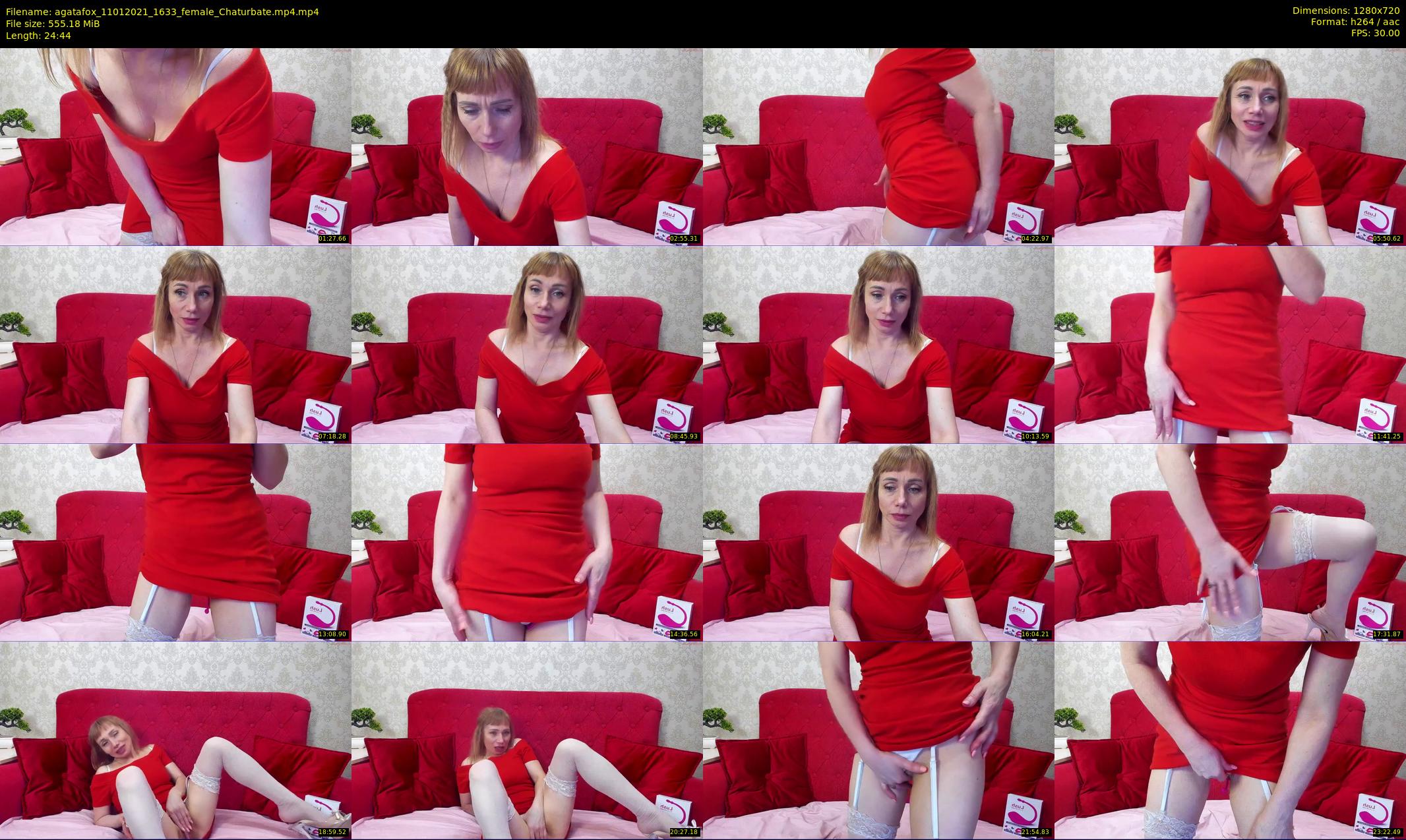 agatafox — 25 minute Chaturbate female cam show recording, 720p, Jan 11, 2021