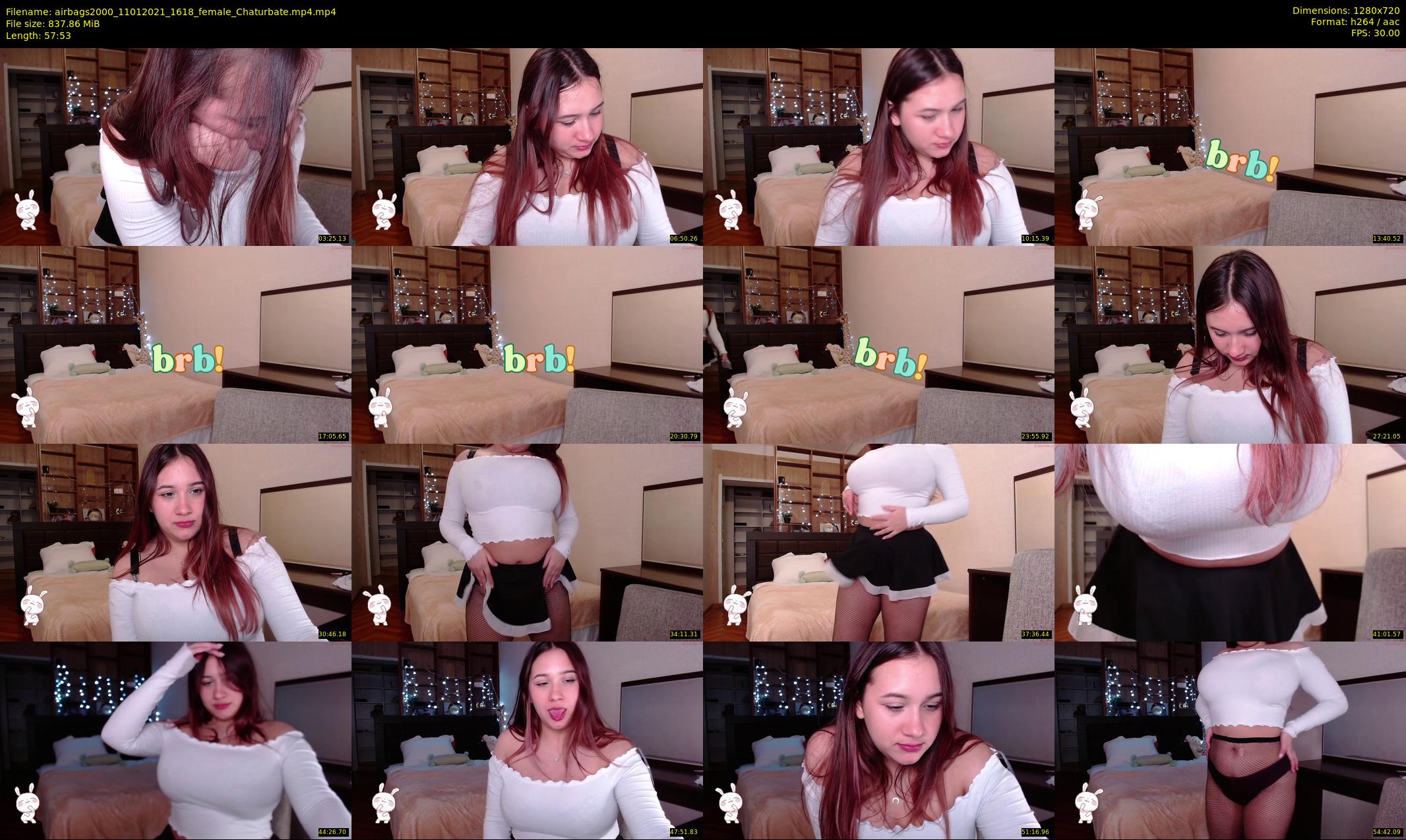 airbags2000 — 58 minute Chaturbate female cam show recording, 720p, Jan 11, 2021
