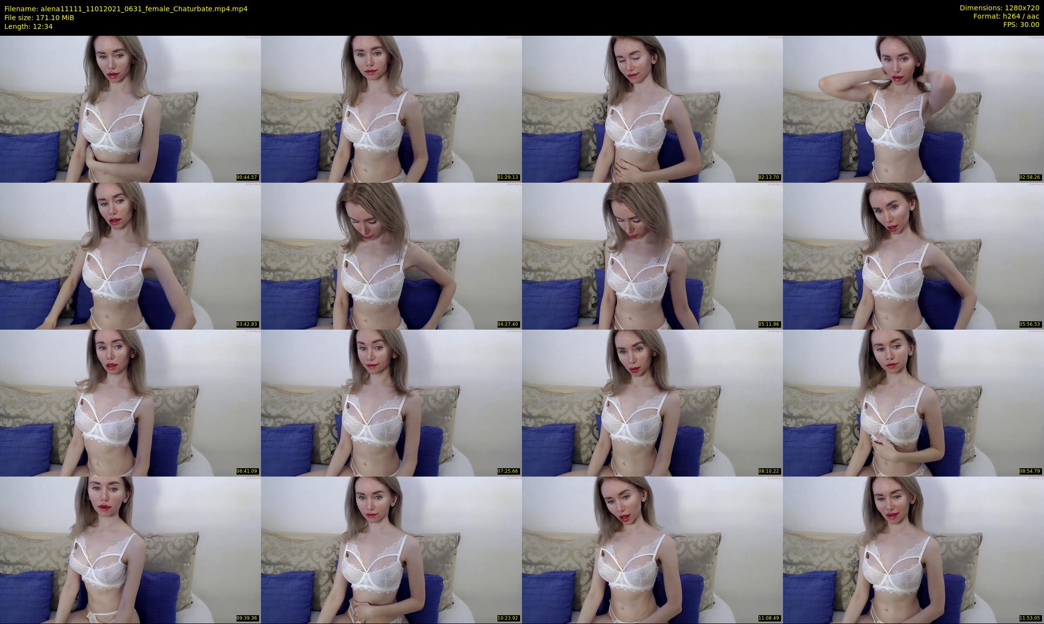 alena11111 — 13 minute Chaturbate female cam show recording, 720p, Jan 11, 2021