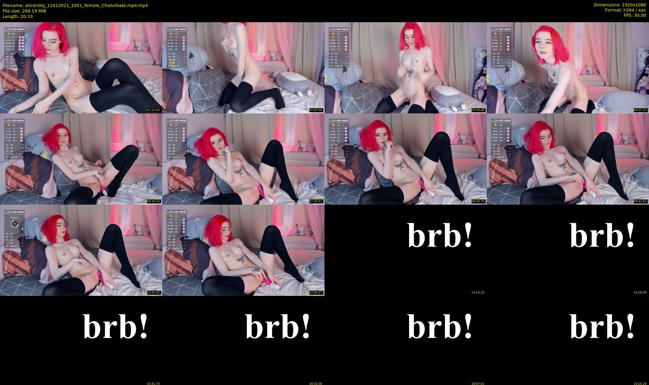 alicentity — 21 minute Chaturbate female cam show recording, 1080p, Jan 11, 2021