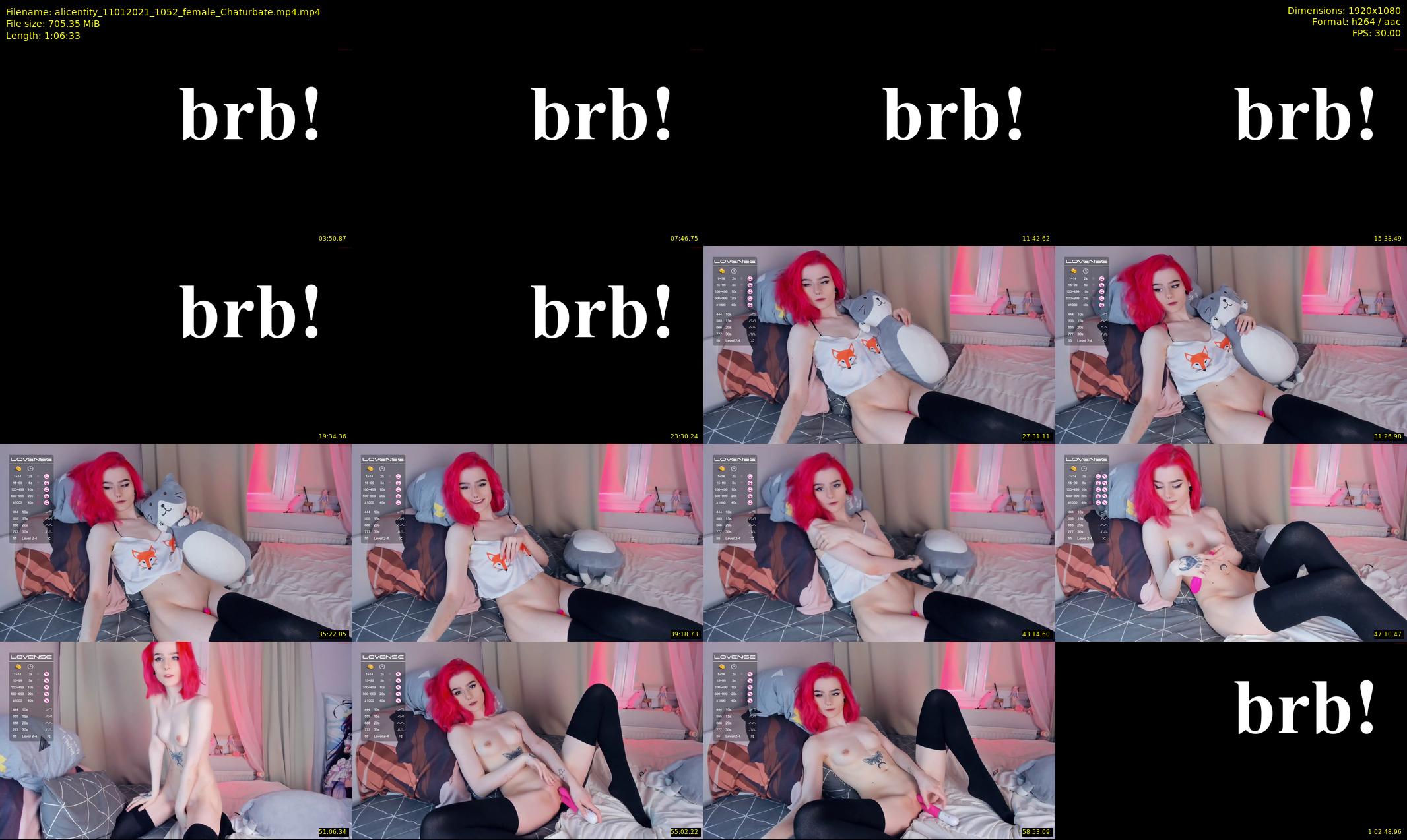 alicentity — 67 minute Chaturbate female cam show recording, 1080p, Jan 11, 2021