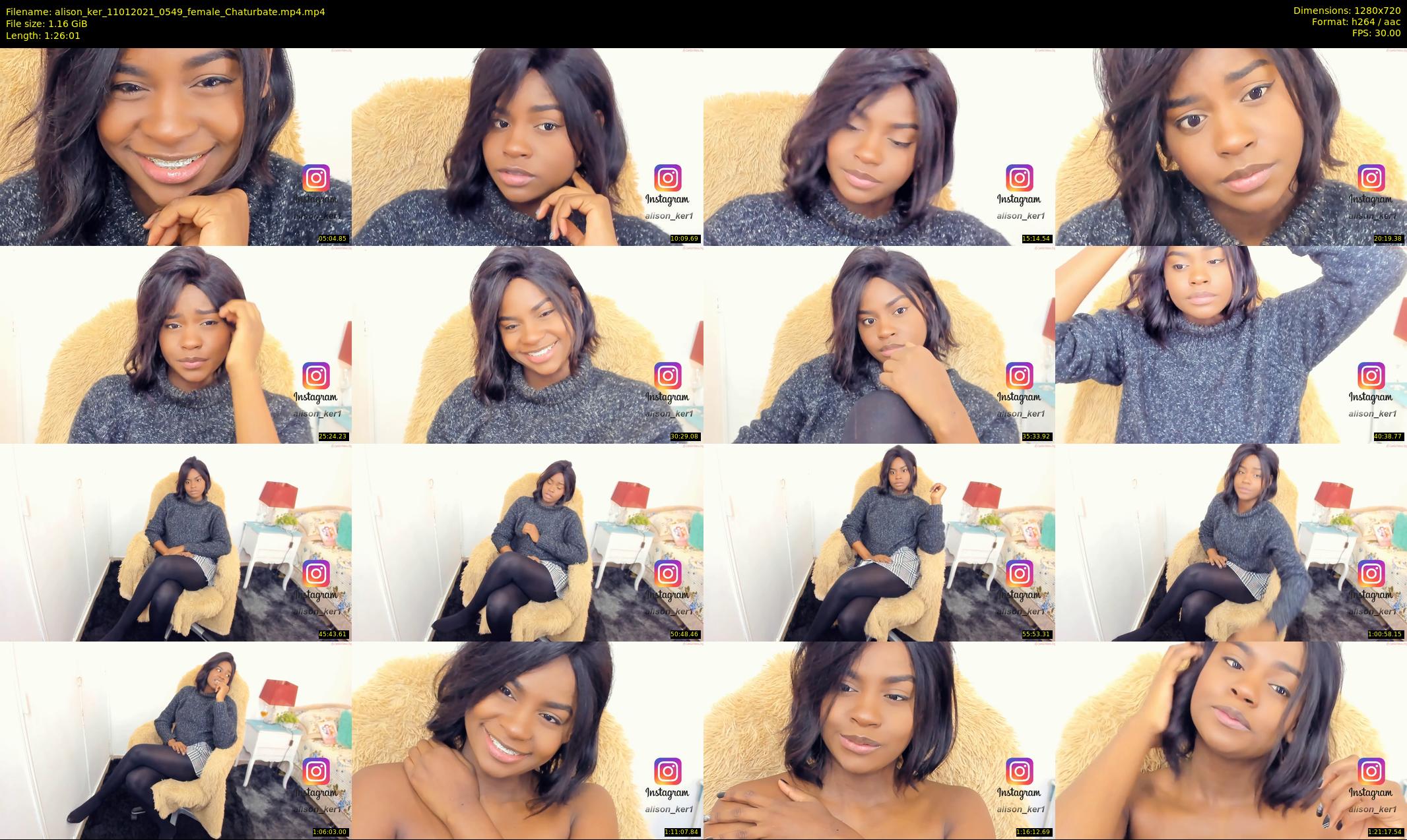alison_ker — 87 minute Chaturbate female cam show recording, 720p, Jan 11, 2021