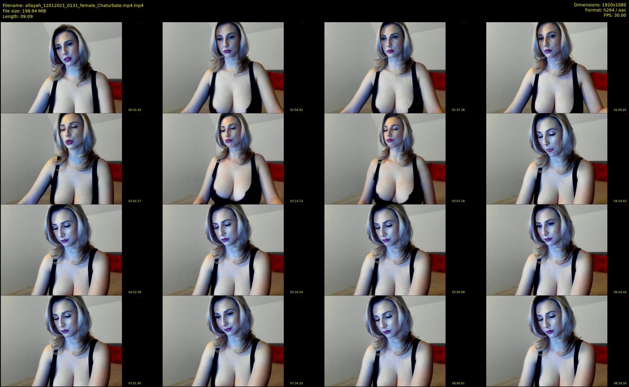 allayah — 10 minute Chaturbate female cam show recording, 1080p, Jan 12, 2021