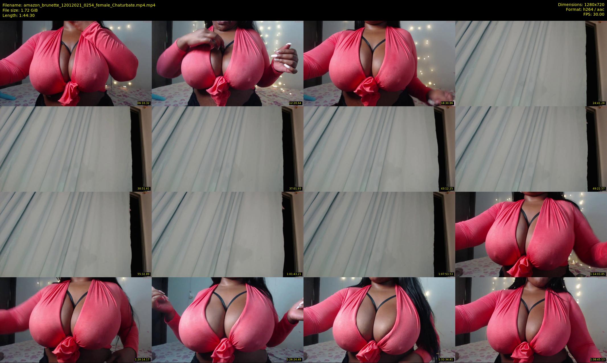 amazon_brunette — 105 minute Chaturbate female cam show recording, 720p, Jan 12, 2021