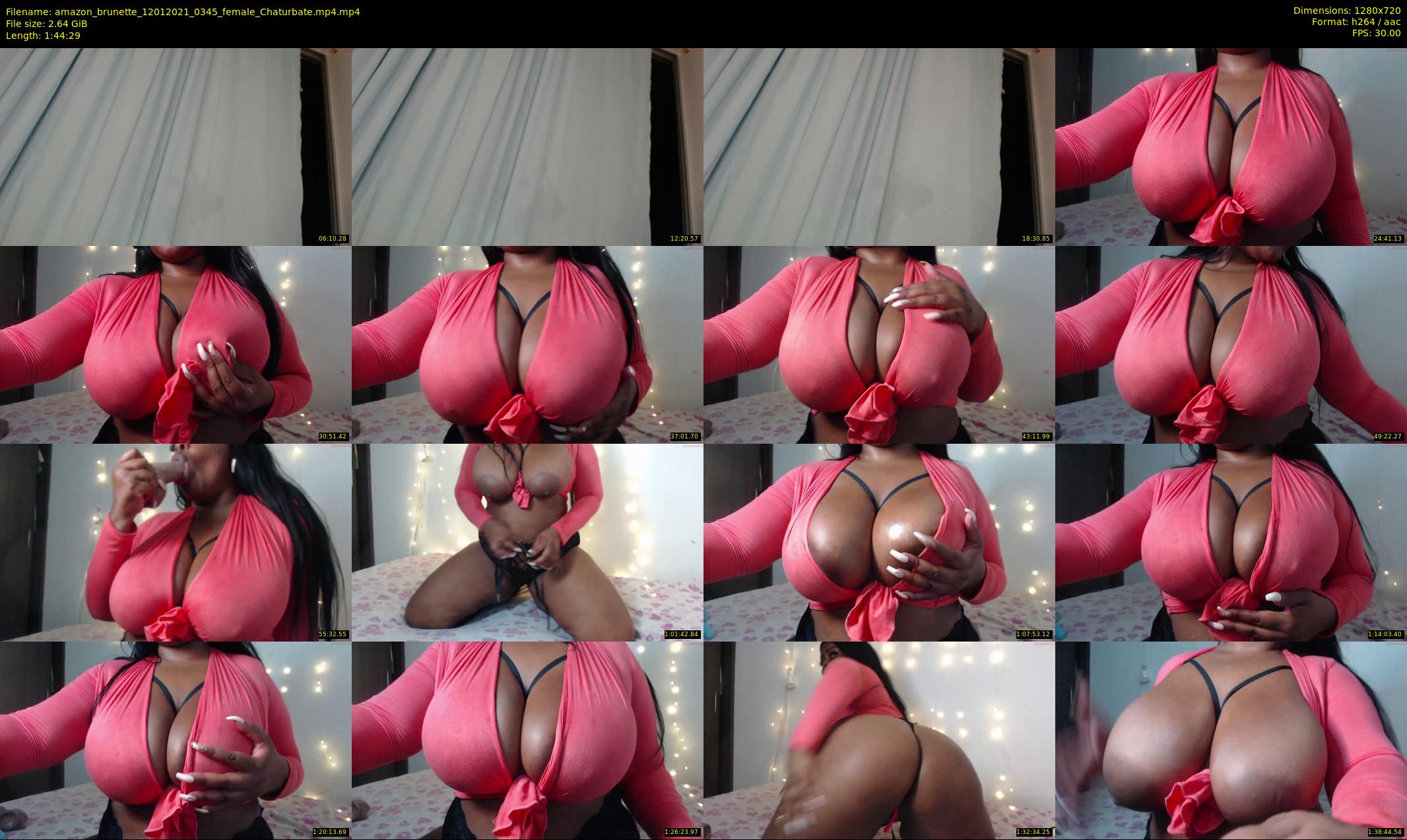 amazon_brunette — 105 minute Chaturbate female cam show recording, 720p, Jan 12, 2021
