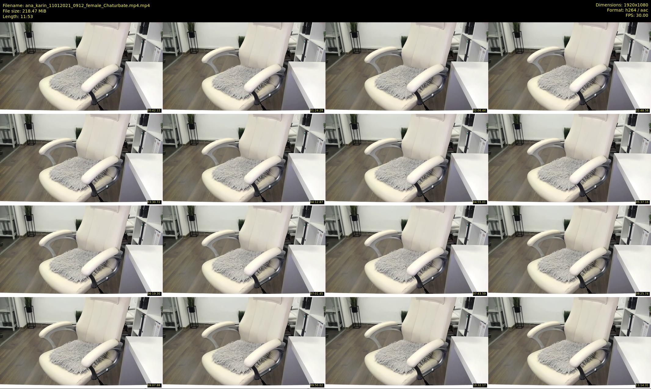 ana_karin — 12 minute Chaturbate female cam show recording, 1080p, Jan 11, 2021