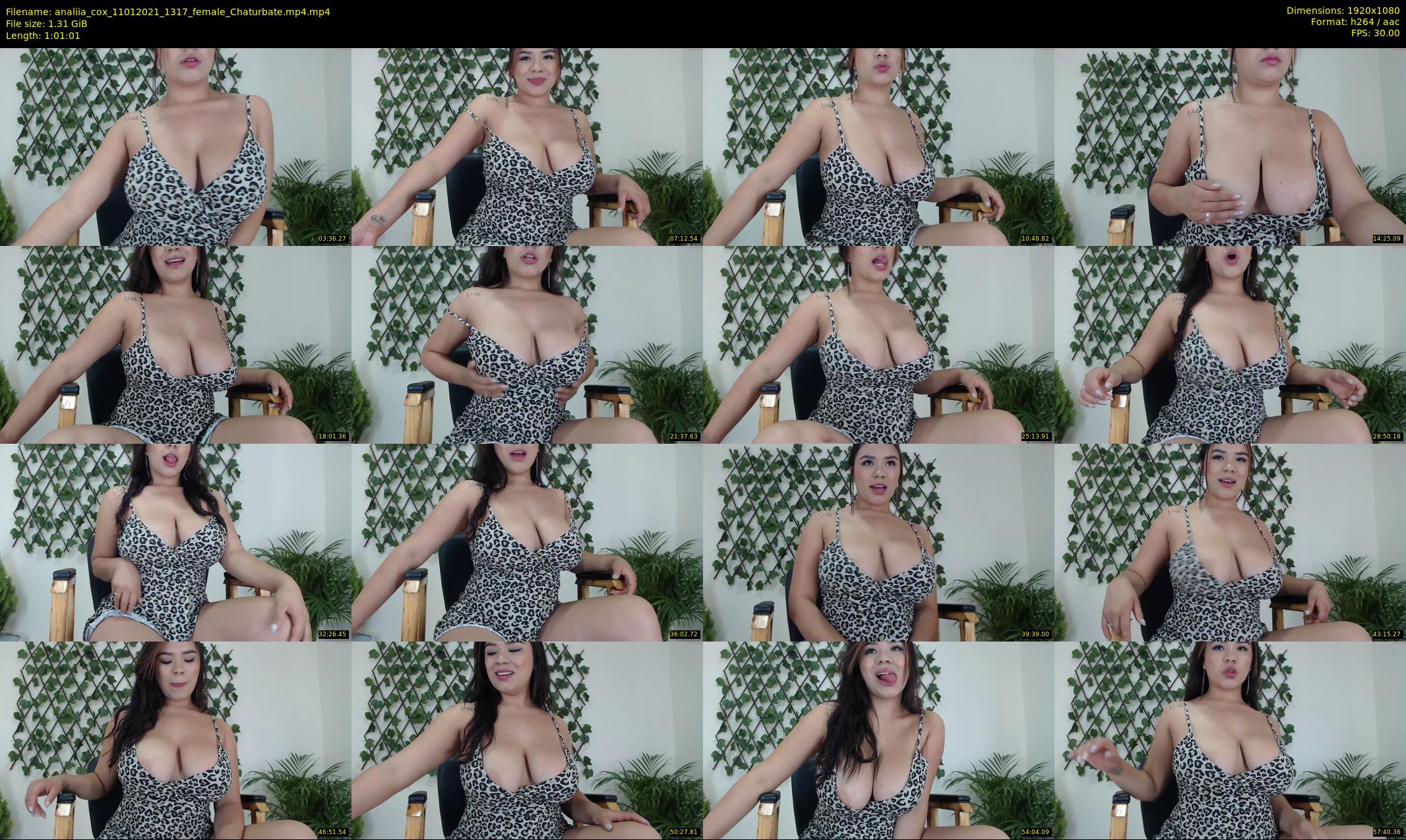 analiia_cox — 62 minute Chaturbate female cam show recording, 1080p, Jan 11, 2021