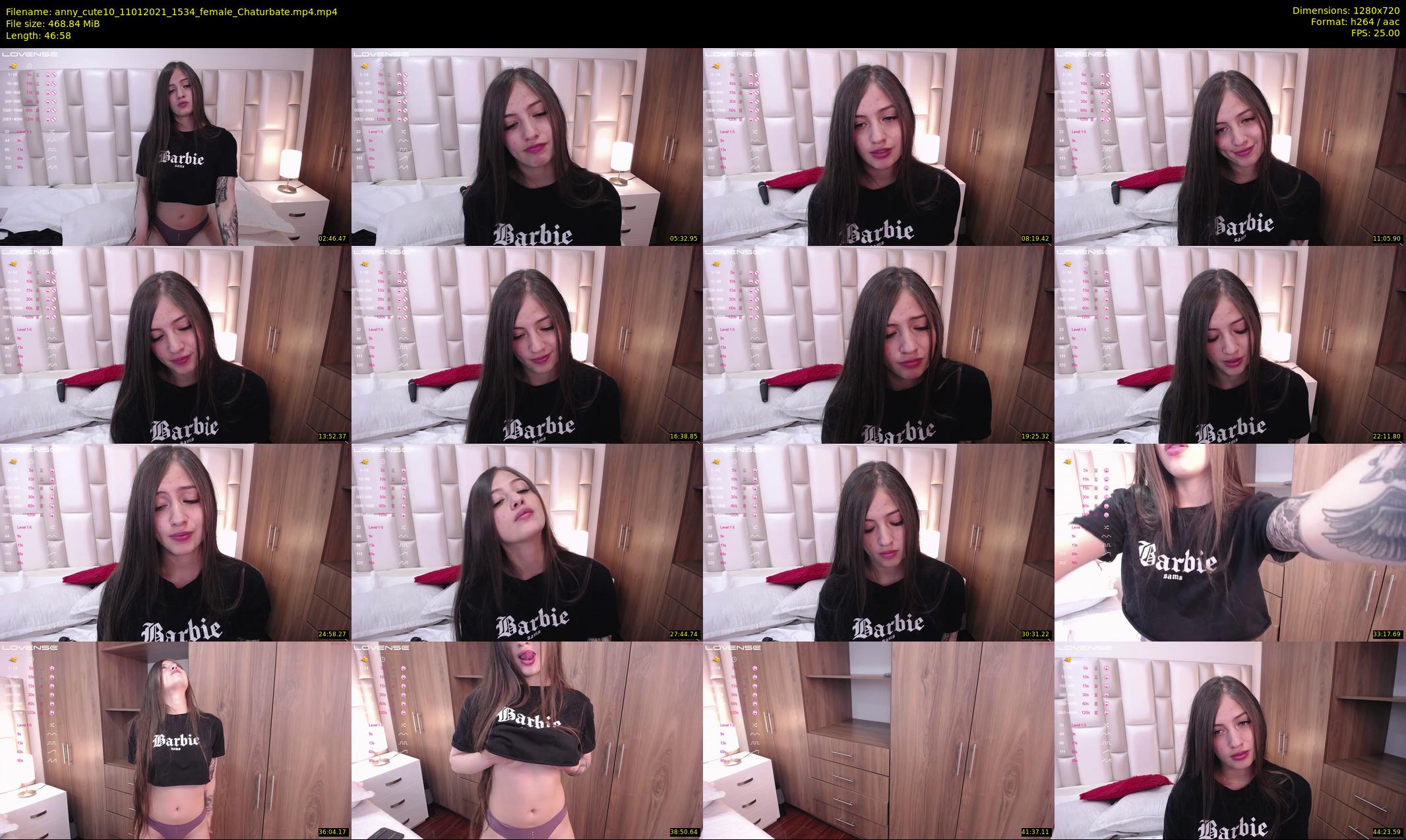 anny_cute10 — 47 minute Chaturbate female cam show recording, 720p, Jan 11, 2021