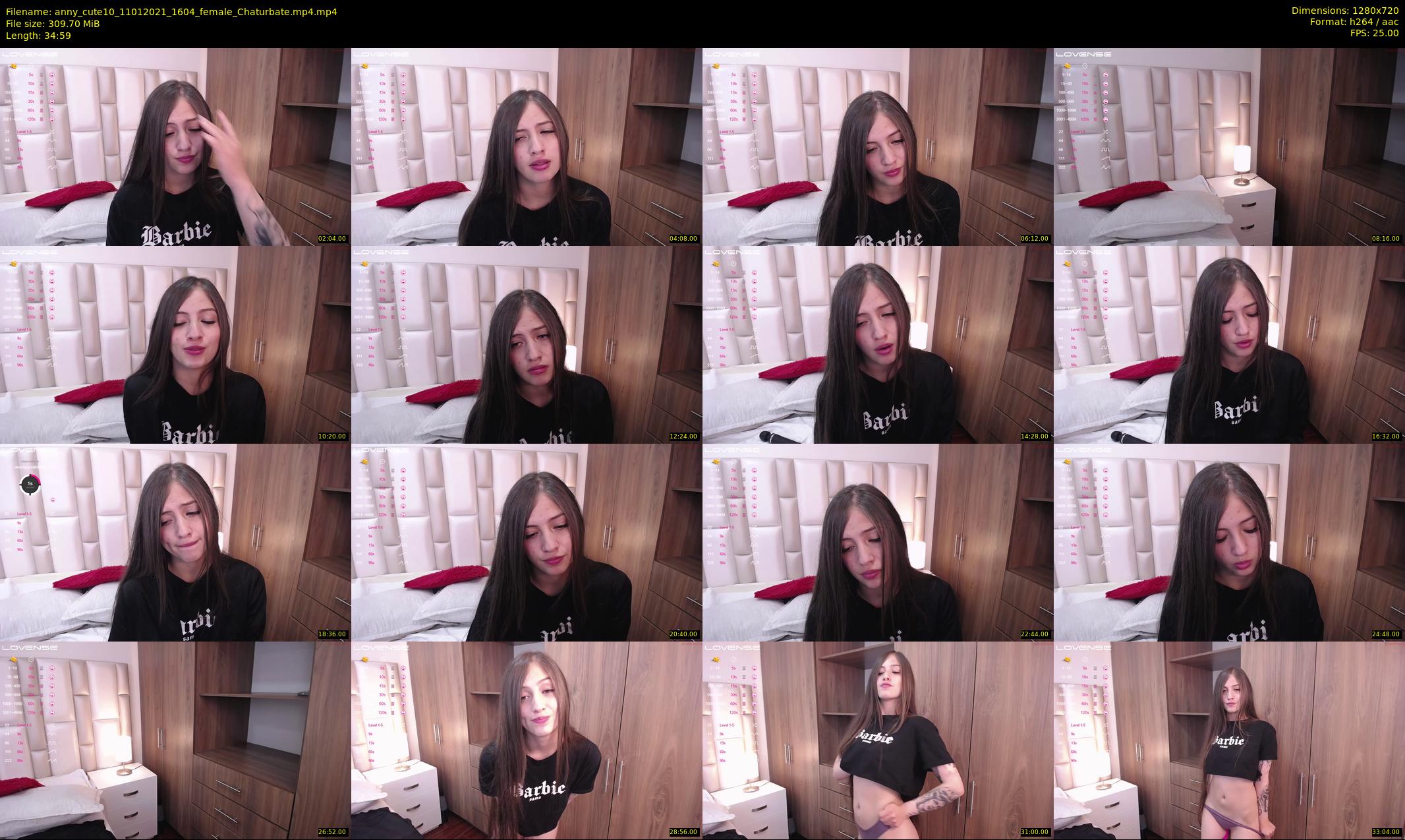 anny_cute10 — 35 minute Chaturbate female cam show recording, 720p, Jan 11, 2021