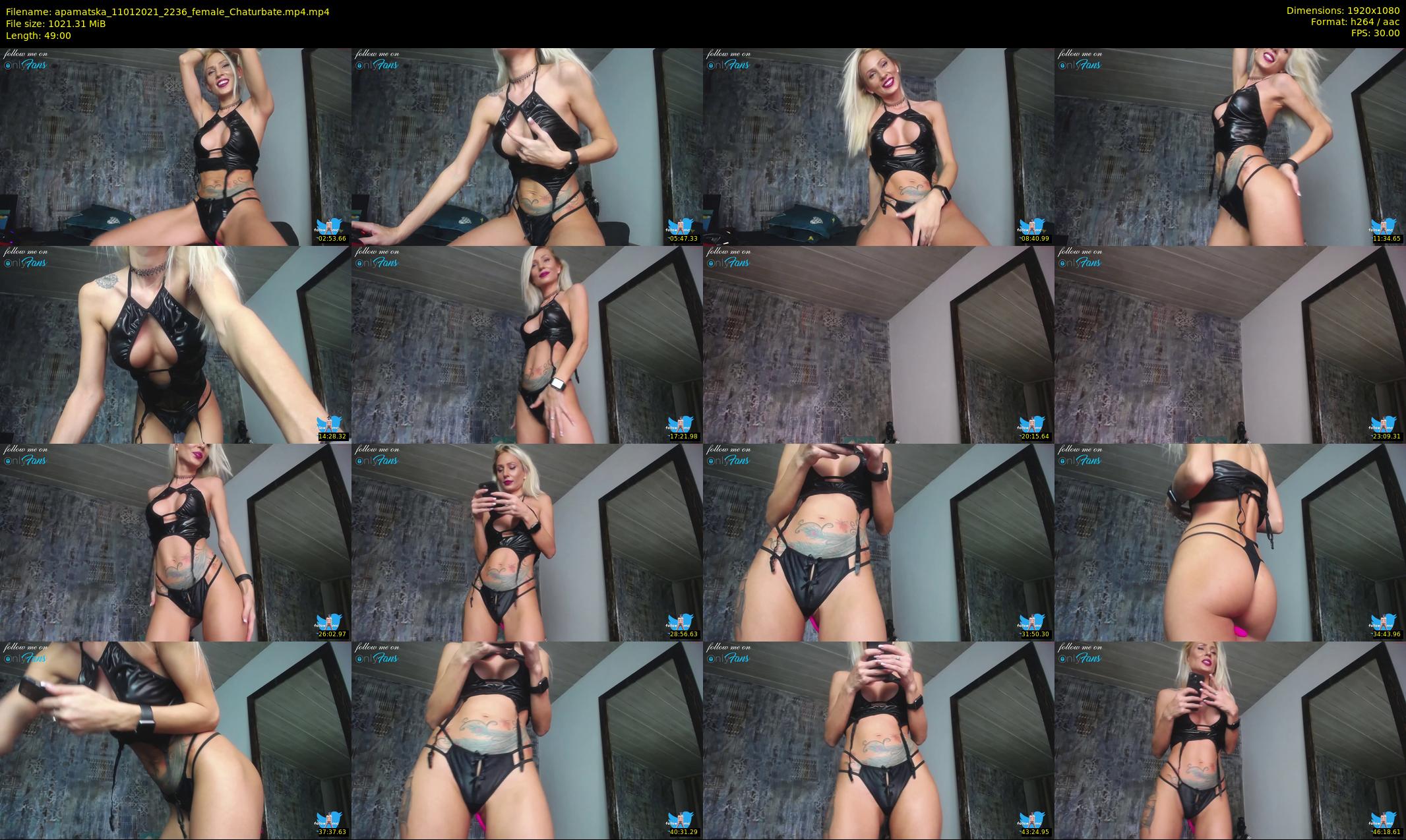 apamatska — 49 minute Chaturbate female cam show recording, 1080p, Jan 11, 2021
