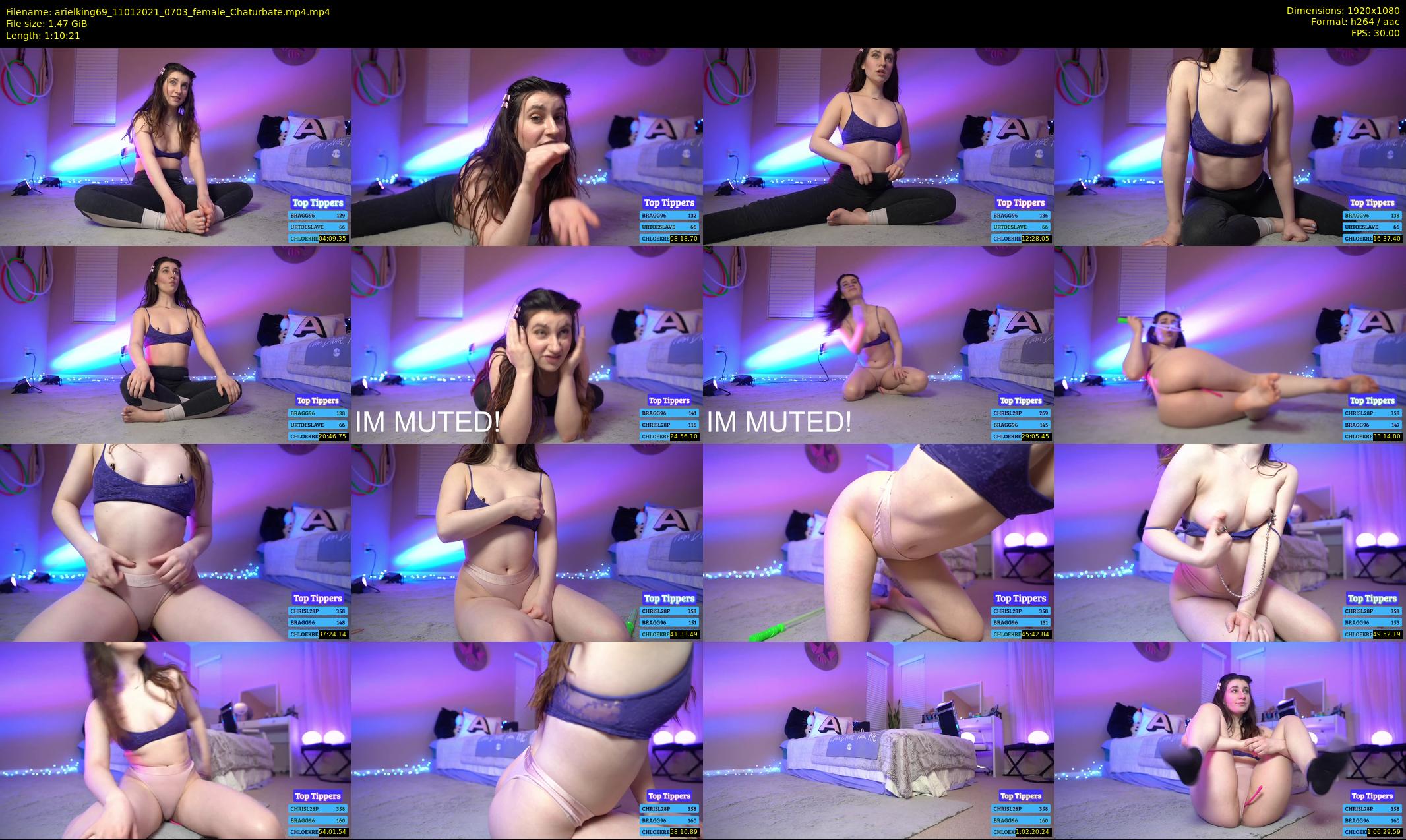 arielking69 — 71 minute Chaturbate female cam show recording, 1080p, Jan 11, 2021