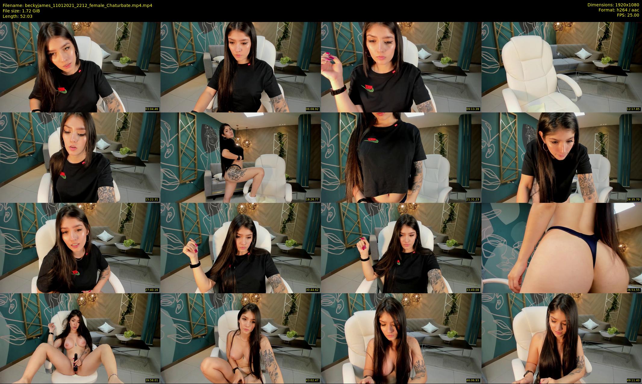 beckyjames — 53 minute Chaturbate female cam show recording, 1080p, Jan 11, 2021