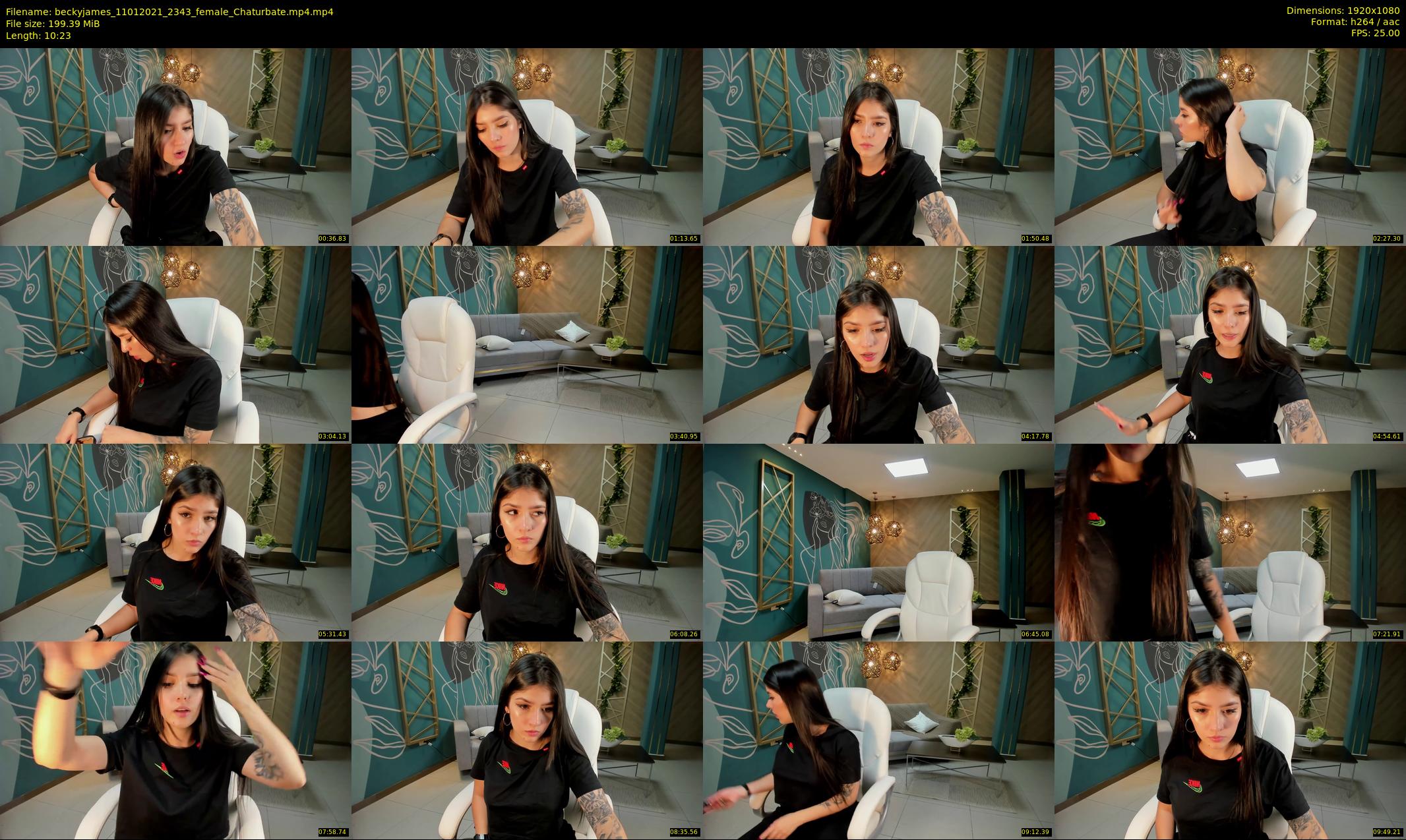 beckyjames — 11 minute Chaturbate female cam show recording, 1080p, Jan 11, 2021