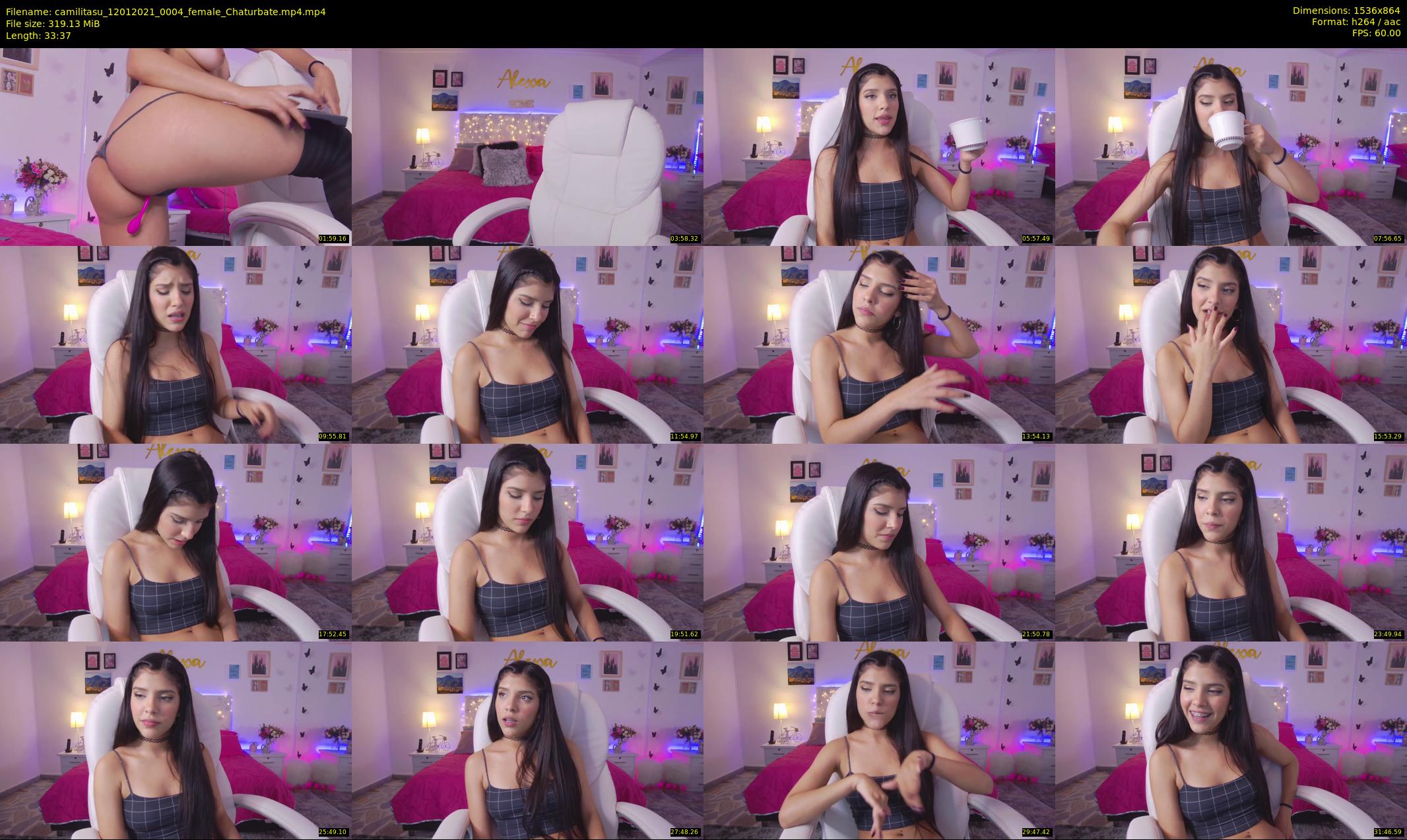 camilitasu — 34 minute Chaturbate female cam show recording, 720p, Jan 12, 2021