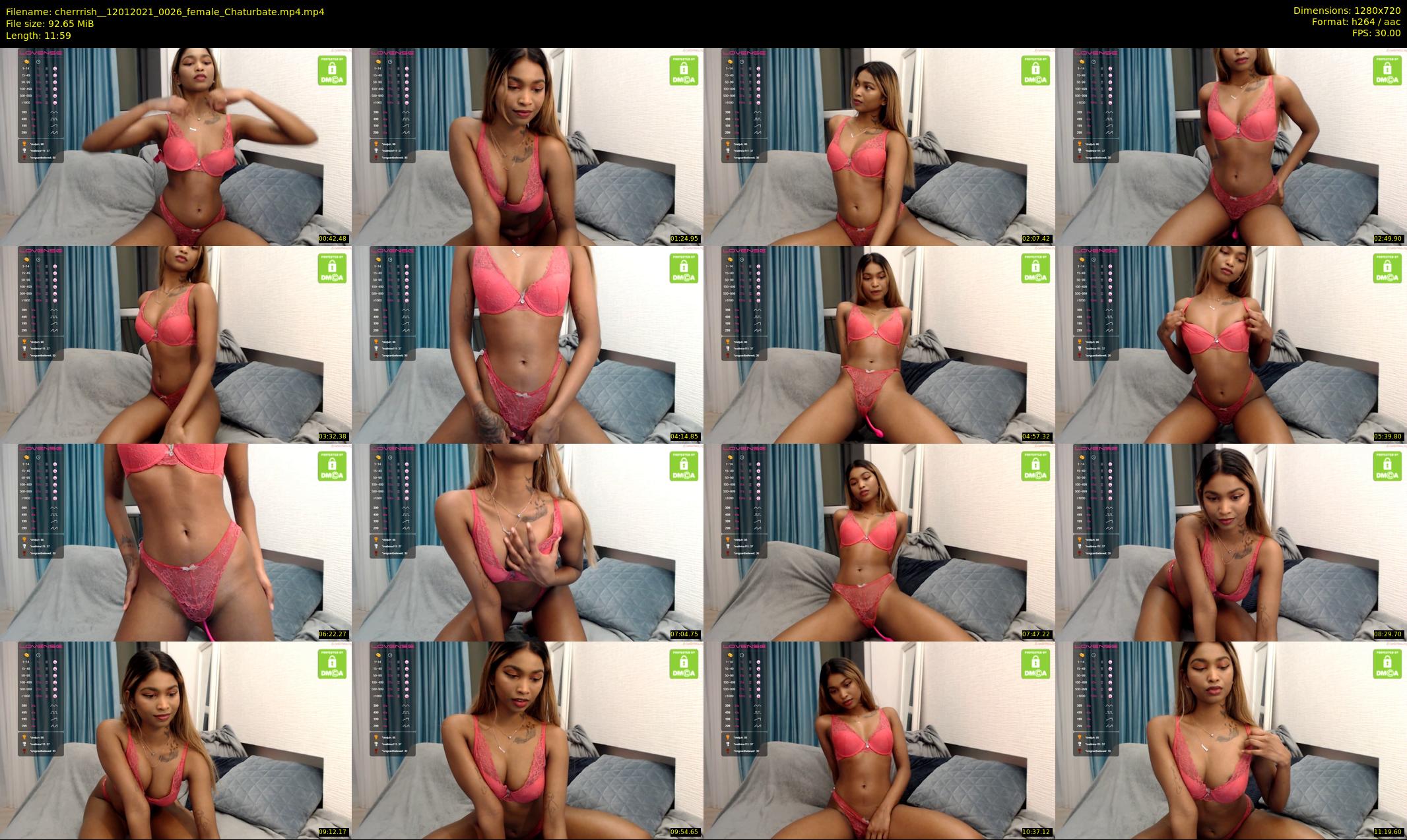 cherrrish_ — 12 minute Chaturbate female cam show recording, 720p, Jan 12, 2021
