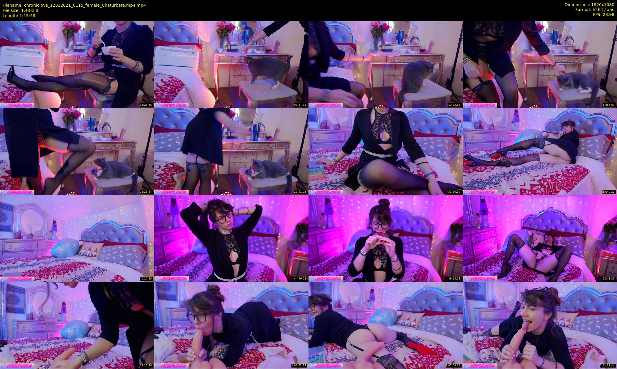 chroniclove — 76 minute Chaturbate female cam show recording, 1080p, Jan 12, 2021