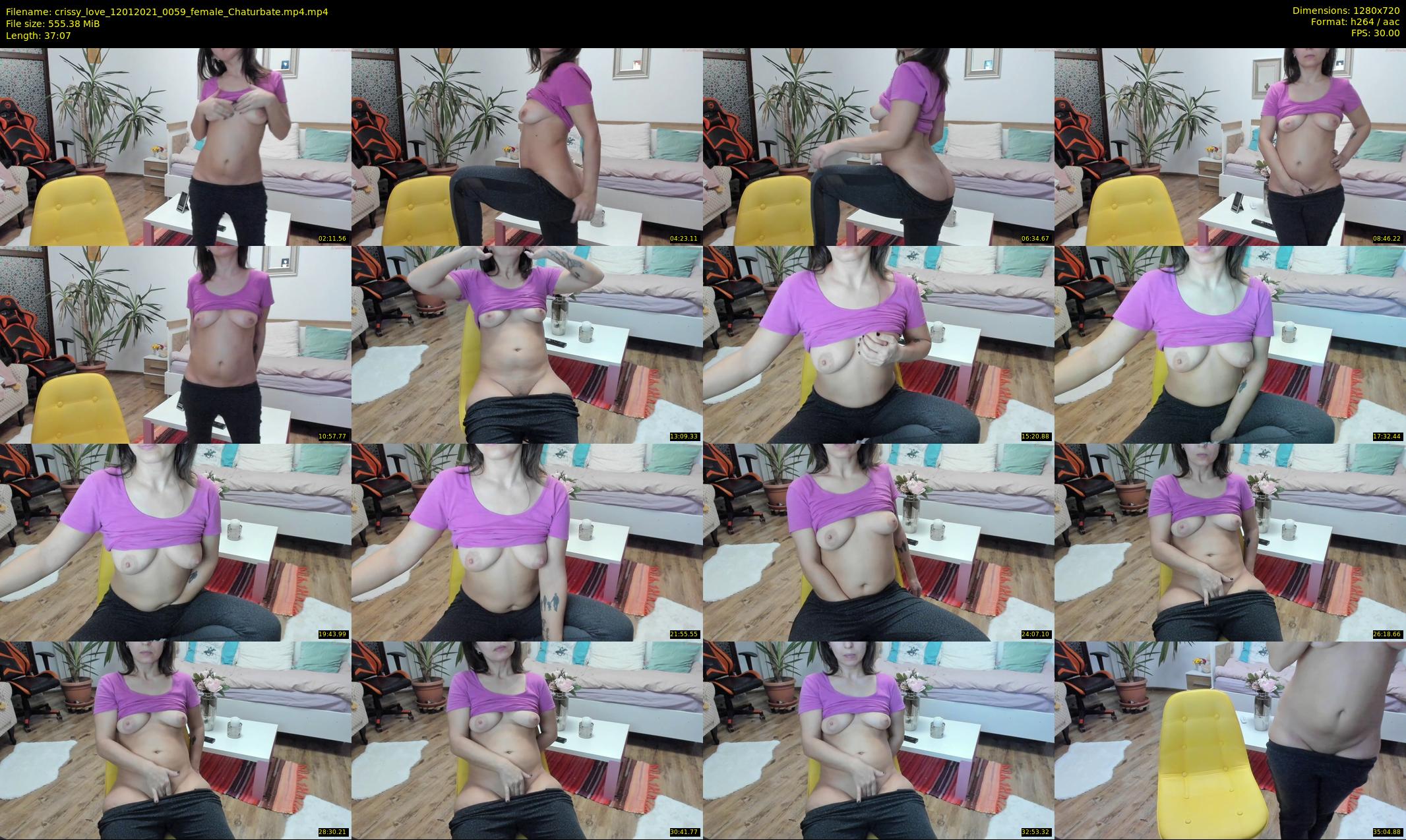 crissy_love — 38 minute Chaturbate female cam show recording, 720p, Jan 12, 2021