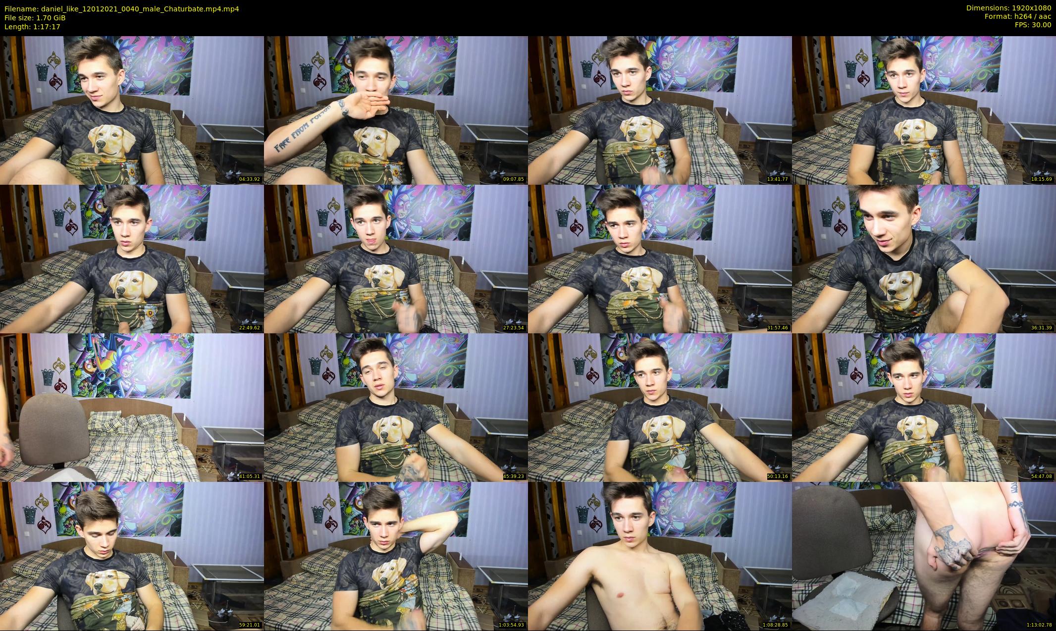 daniel_like — 78 minute Chaturbate male cam show recording, 1080p, Jan 12, 2021