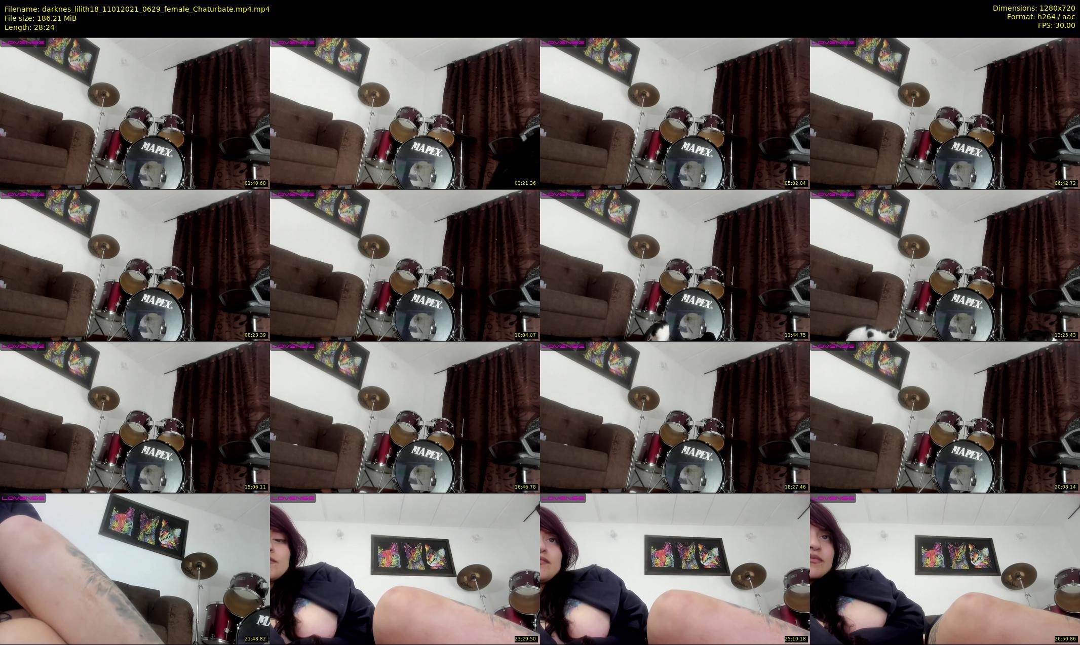 darknes_lilith18 — 29 minute Chaturbate female cam show recording, 720p, Jan 11, 2021