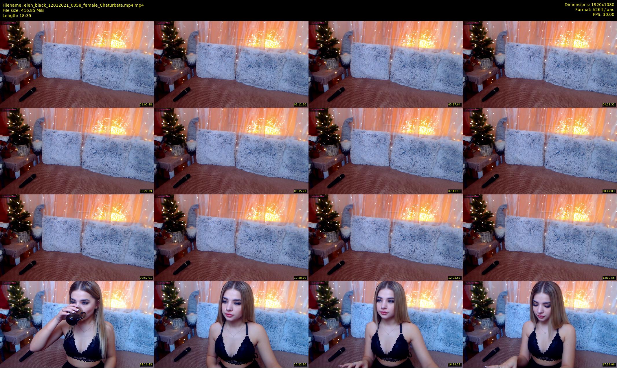 elen_black — 19 minute Chaturbate female cam show recording, 1080p, Jan 12, 2021