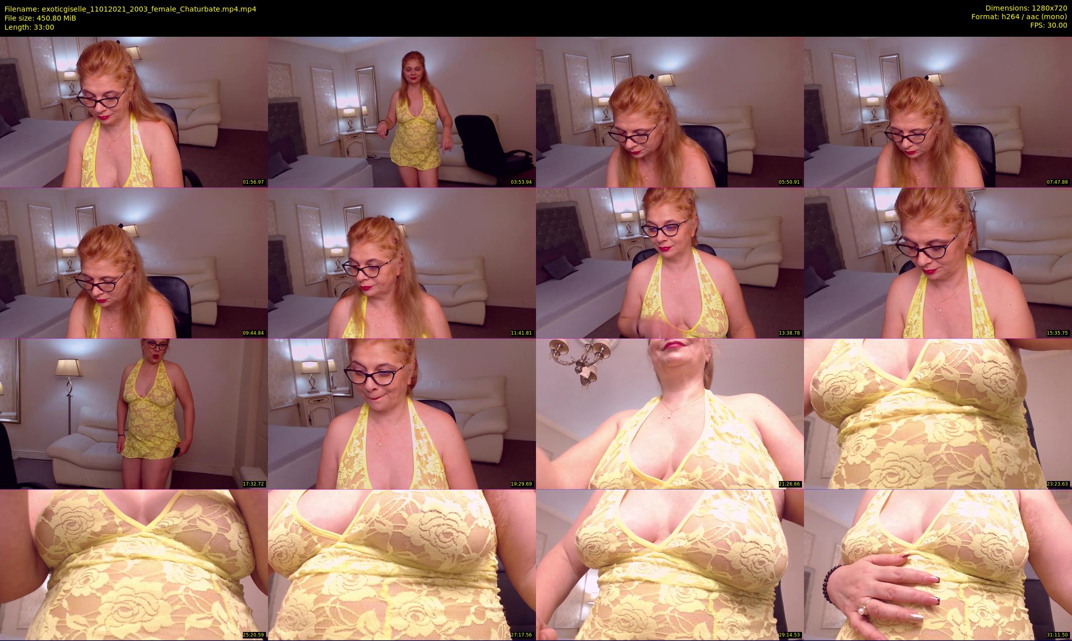 exoticgiselle — 33 minute Chaturbate female cam show recording, 720p, Jan 11, 2021