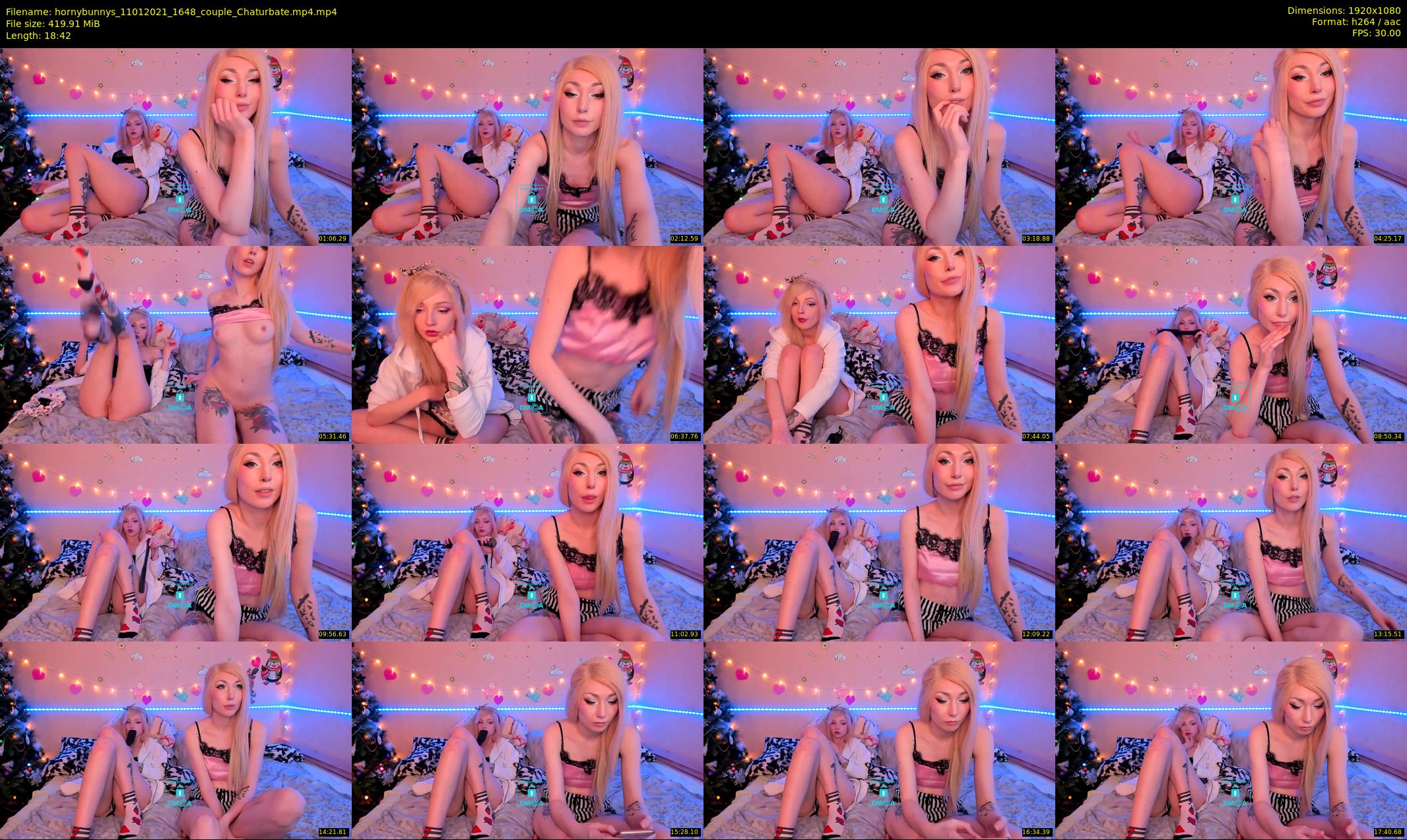 hornybunnys — 19 minute Chaturbate couple cam show recording, 1080p, Jan 11, 2021