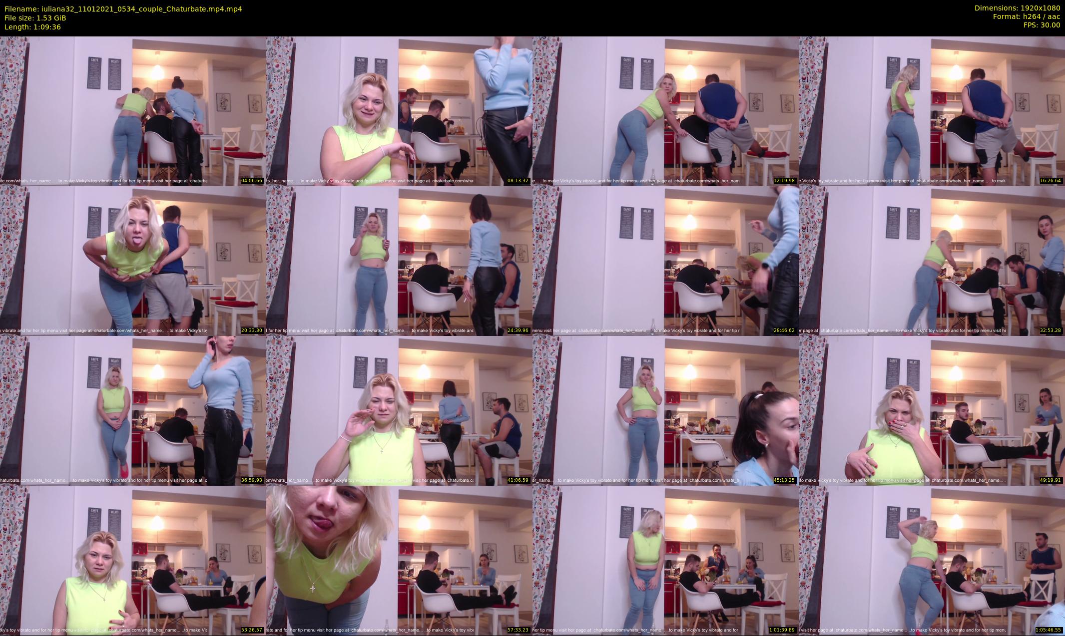 iuliana32 — 70 minute Chaturbate couple cam show recording, 1080p, Jan 11, 2021