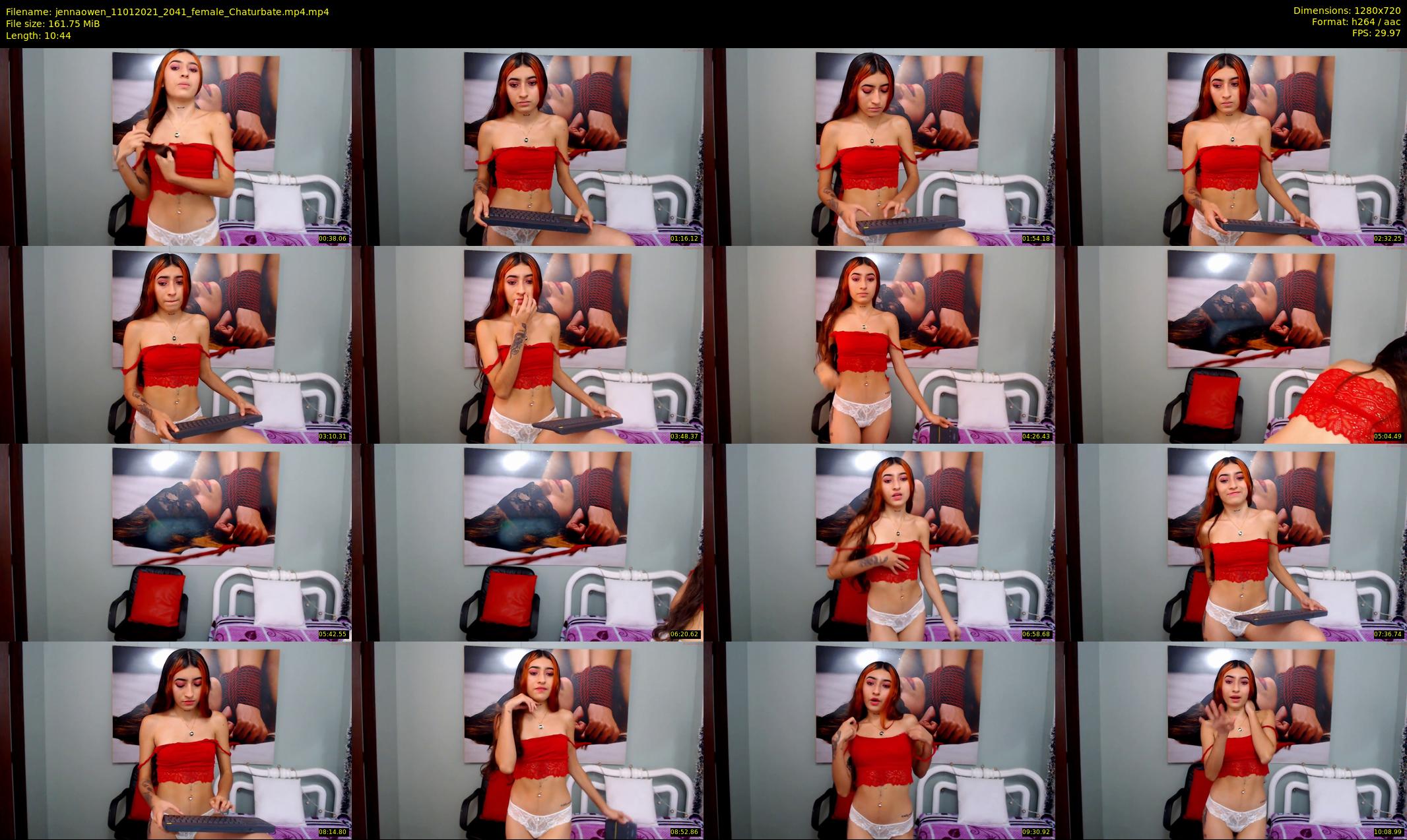 jennaowen — 11 minute Chaturbate female cam show recording, 720p, Jan 11, 2021