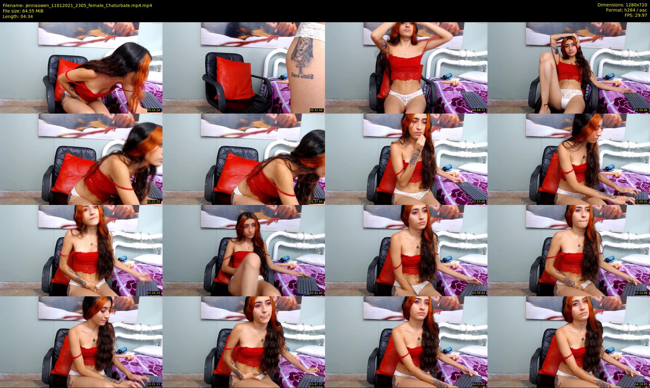 jennaowen — 5 minute Chaturbate female cam show recording, 720p, Jan 11, 2021