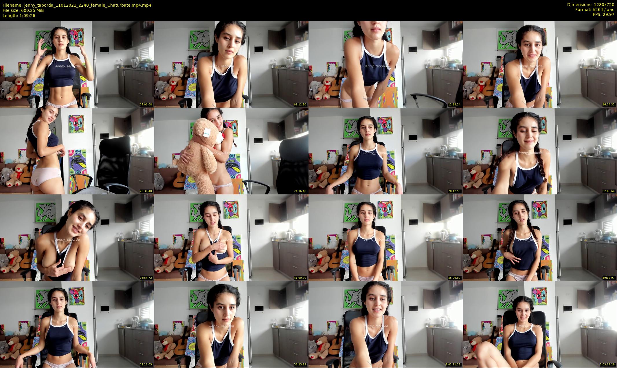 jenny_taborda — 70 minute Chaturbate female cam show recording, 720p, Jan 11, 2021