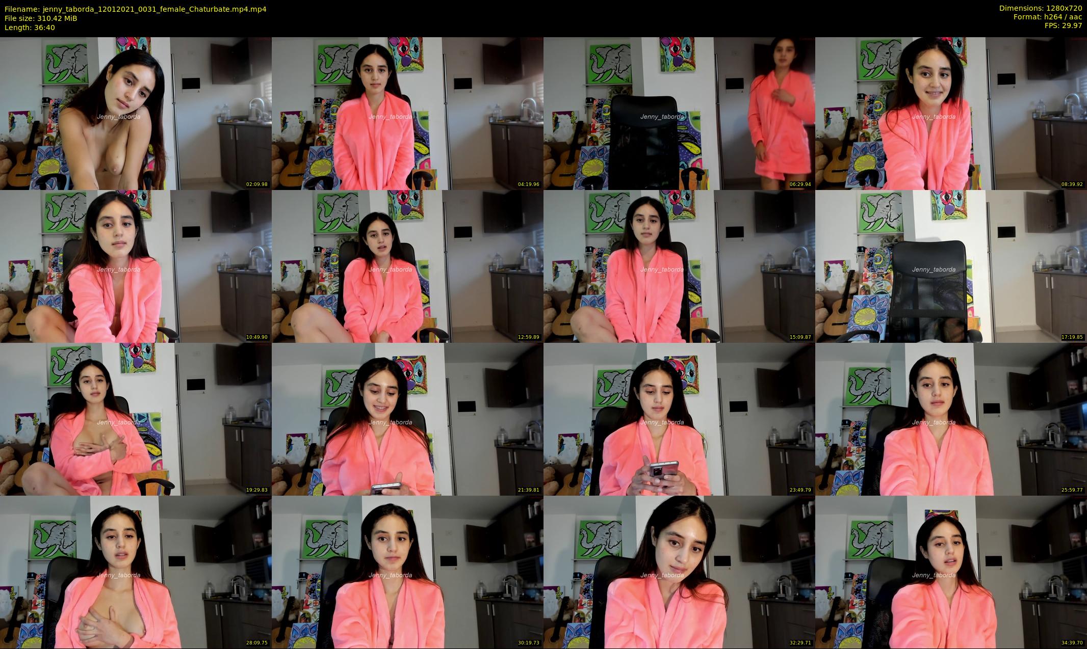 jenny_taborda — 37 minute Chaturbate female cam show recording, 720p, Jan 12, 2021