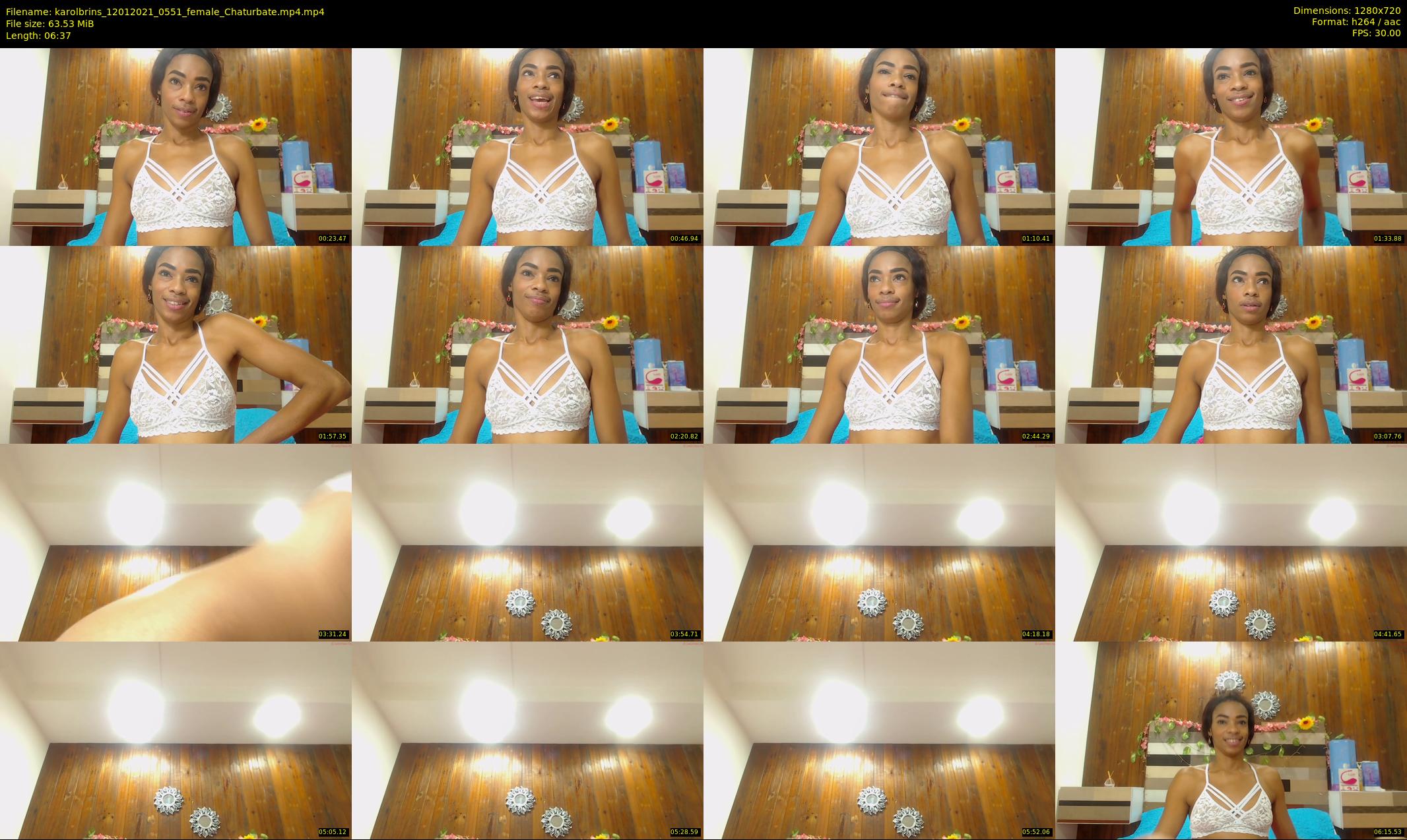 karolbrins — 7 minute Chaturbate female cam show recording, 720p, Jan 12, 2021