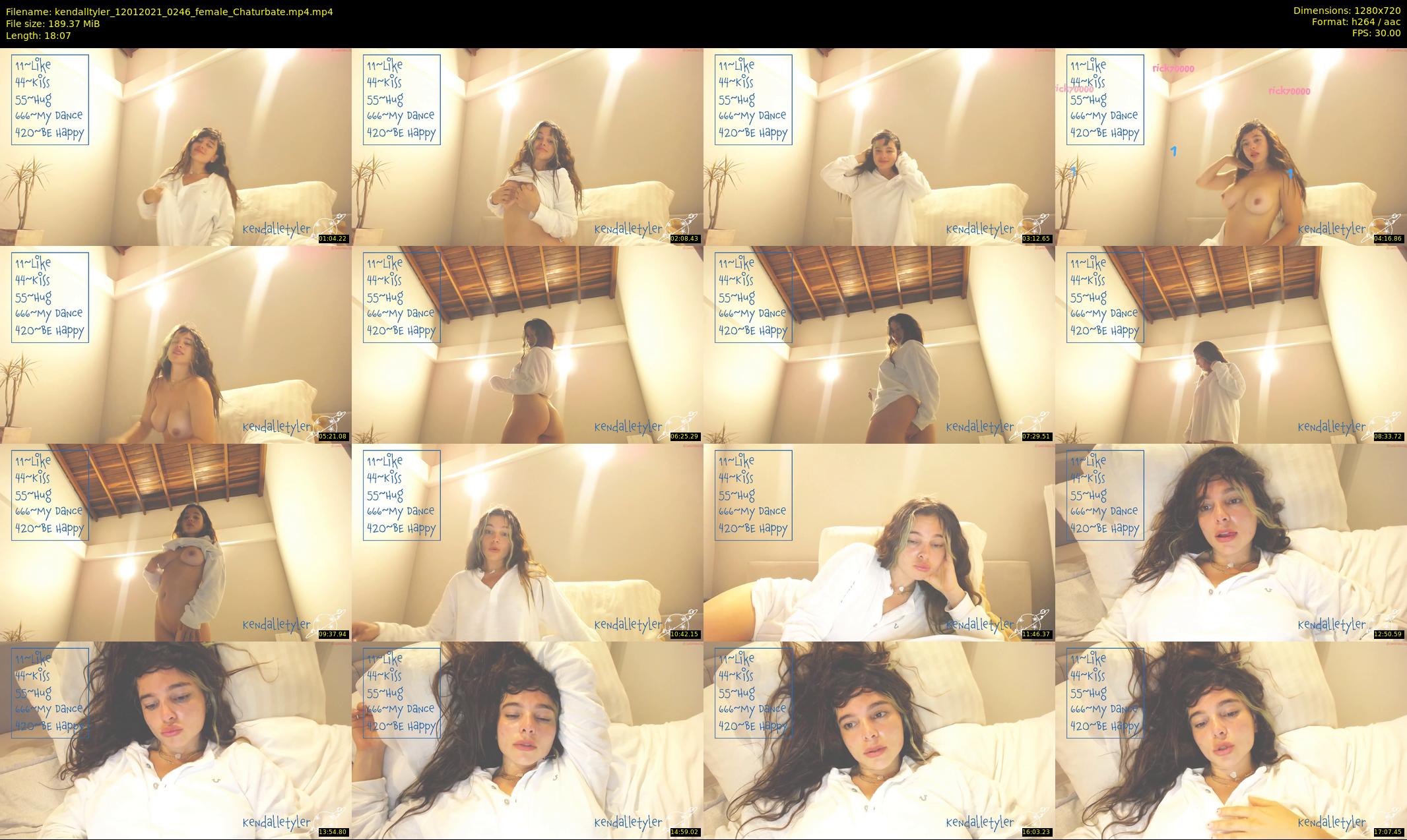 kendalltyler — 19 minute Chaturbate female cam show recording, 720p, Jan 12, 2021