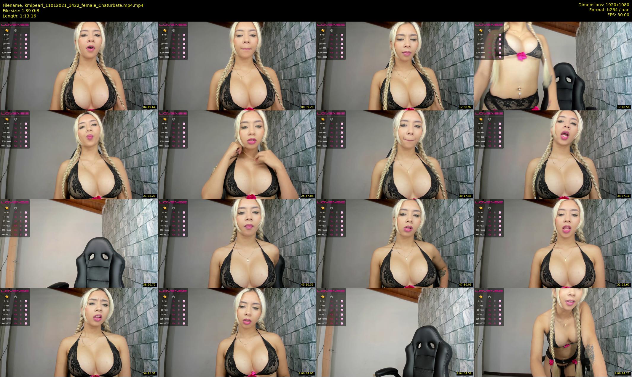 kmipearl — 74 minute Chaturbate female cam show recording, 1080p, Jan 11, 2021