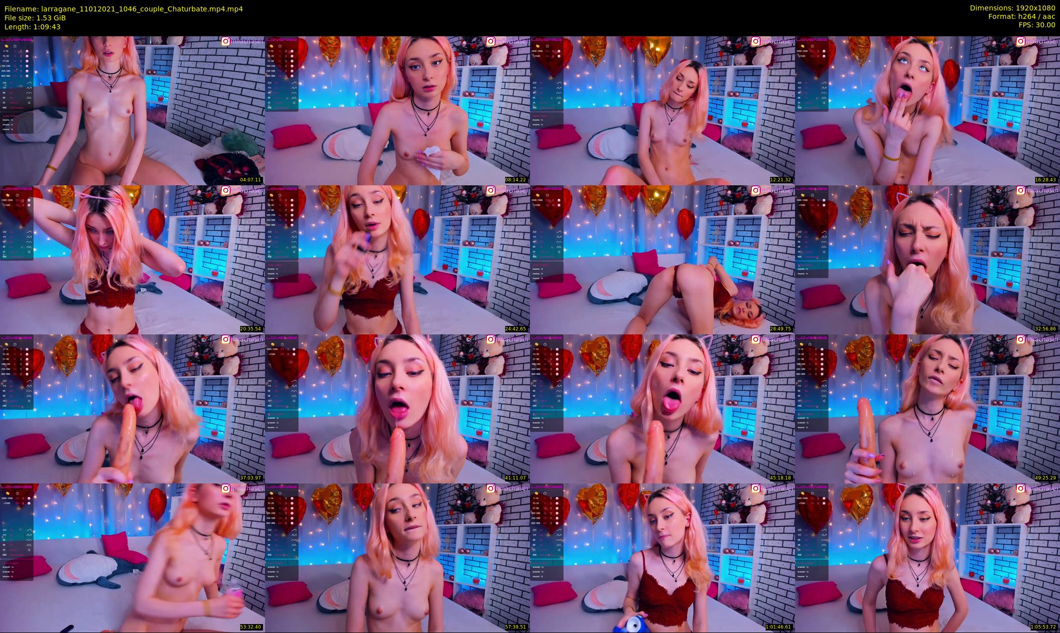 larragane — 70 minute Chaturbate couple cam show recording, 1080p, Jan 11, 2021