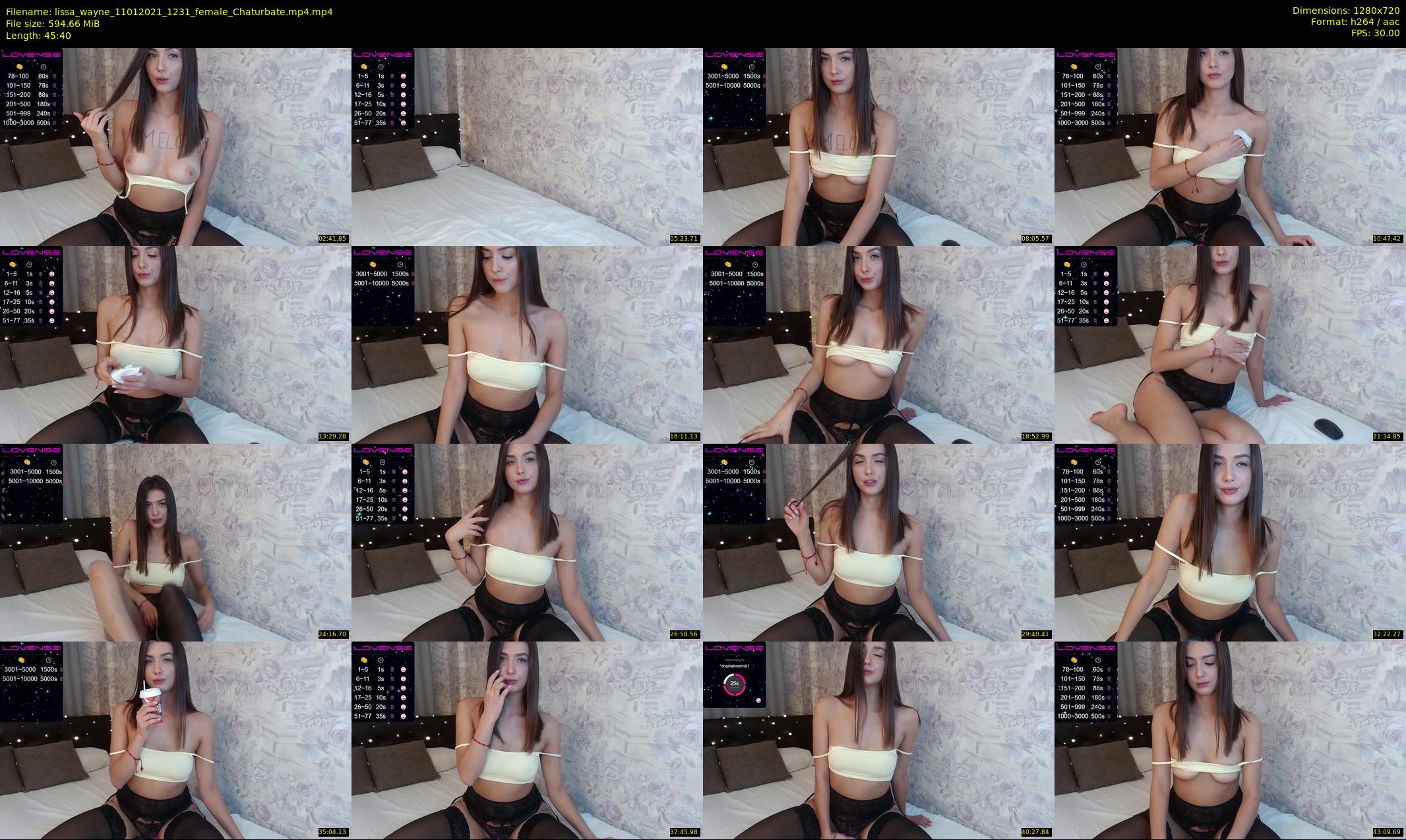 lissa_wayne — 46 minute Chaturbate female cam show recording, 720p, Jan 11, 2021