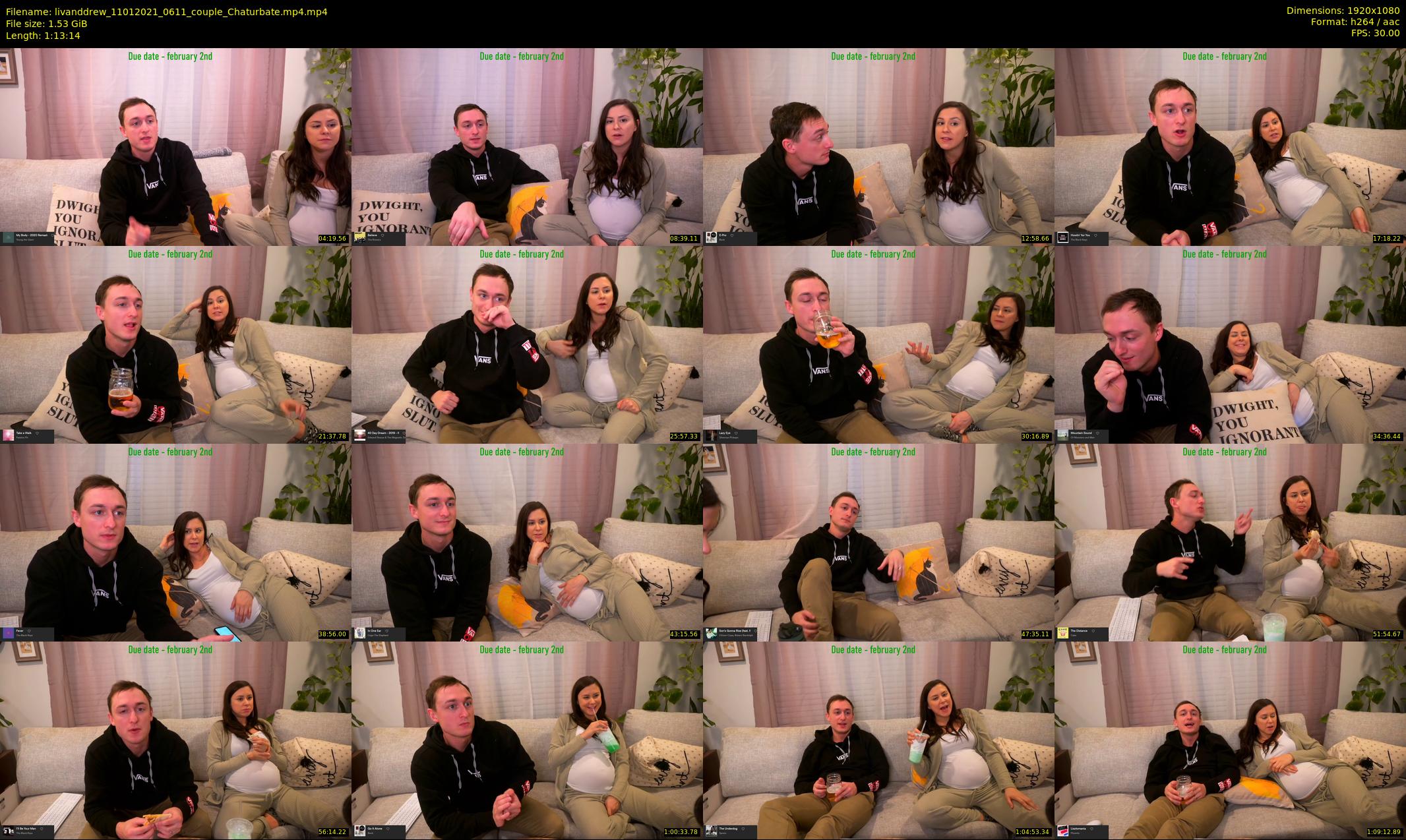 livanddrew — 74 minute Chaturbate couple cam show recording, 1080p, Jan 11, 2021