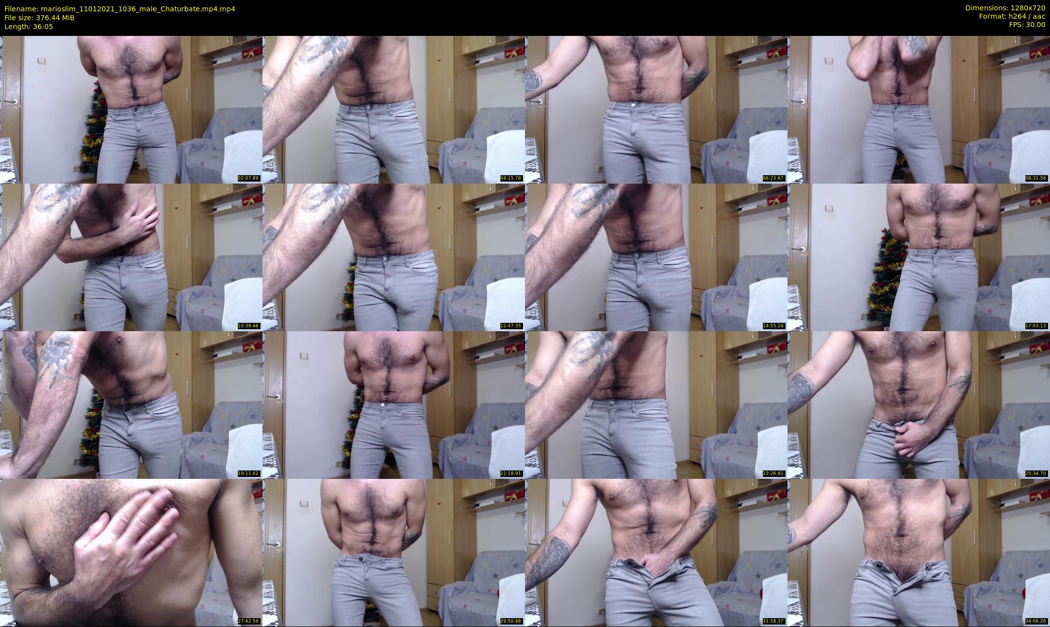 marioslim — 37 minute Chaturbate male cam show recording, 720p, Jan 11, 2021