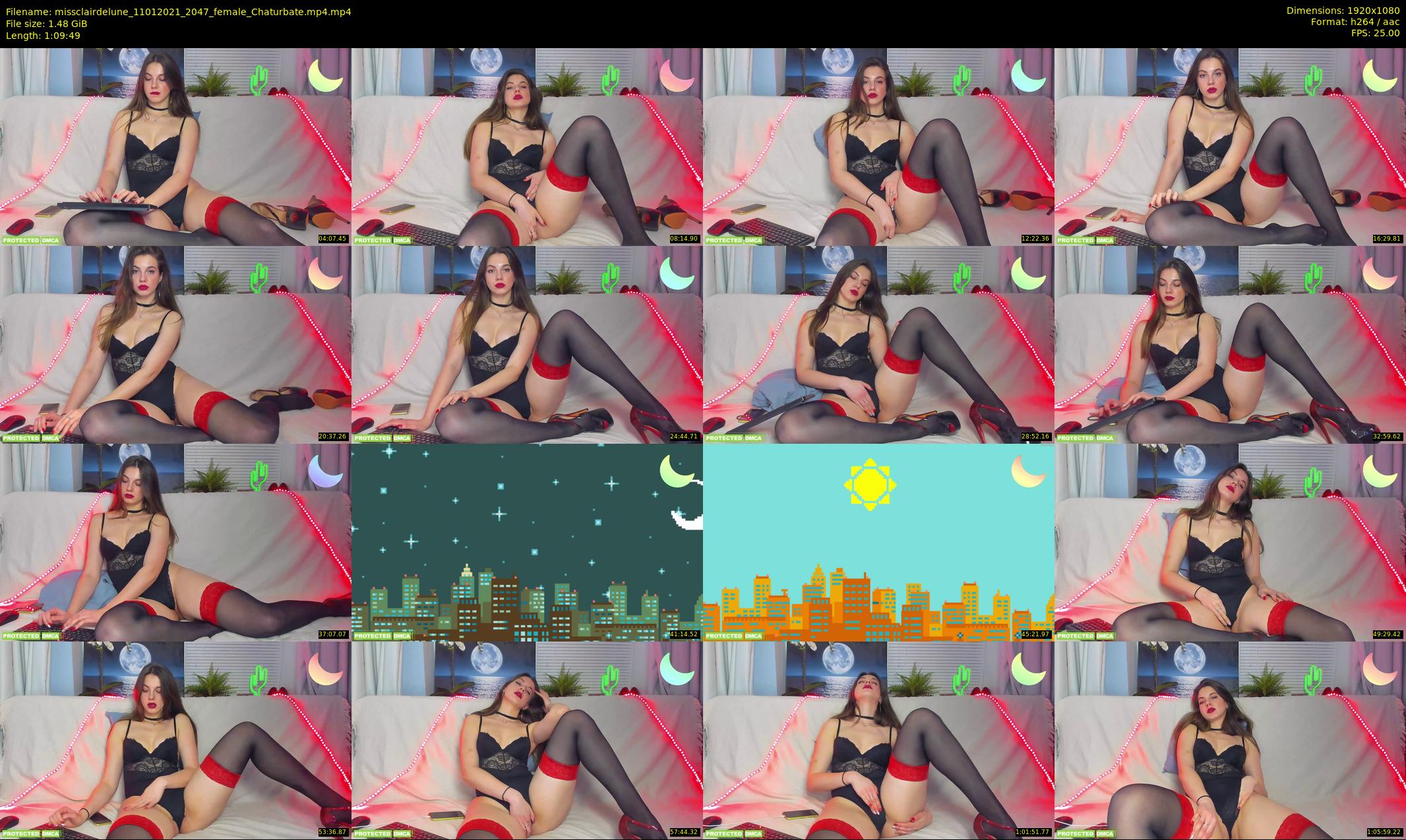 missclairdelune — 70 minute Chaturbate female cam show recording, 1080p, Jan 11, 2021