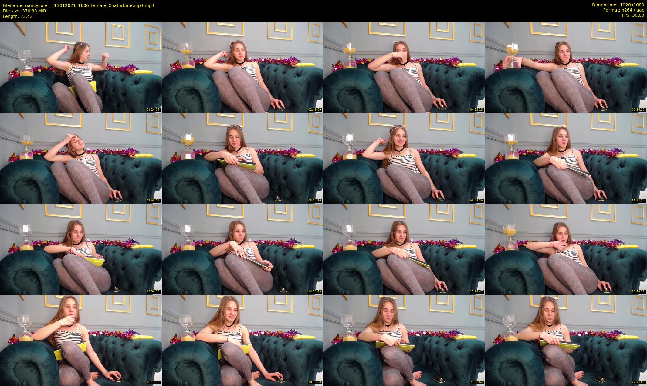 nancycute__ — 24 minute Chaturbate female cam show recording, 1080p, Jan 11, 2021
