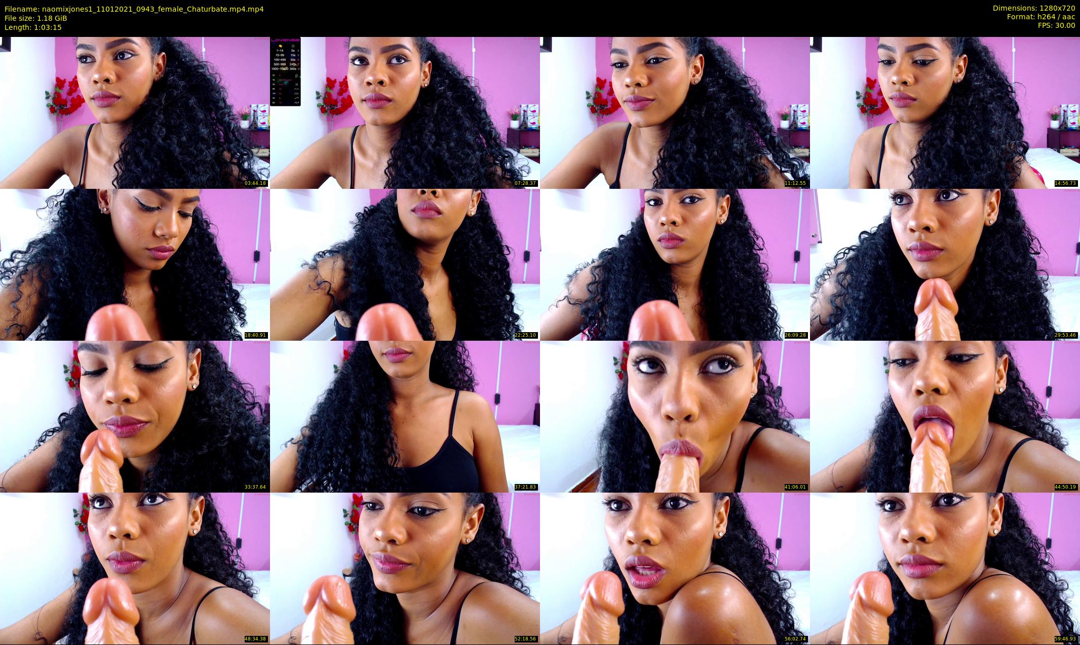 naomixjones1 — 64 minute Chaturbate female cam show recording, 720p, Jan 11, 2021