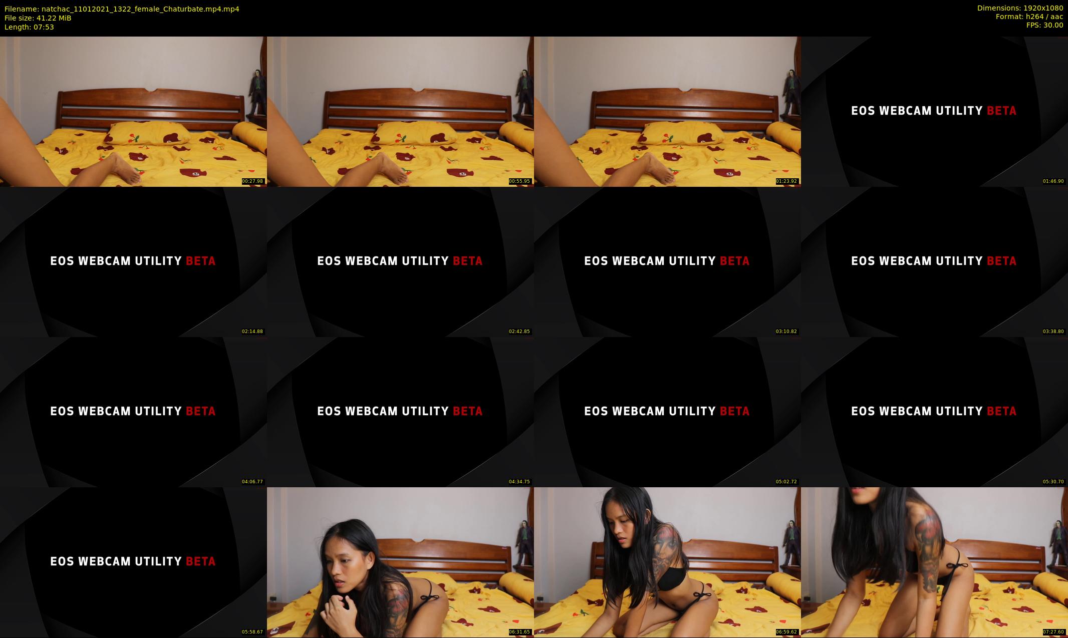 natchac — 8 minute Chaturbate female cam show recording, 1080p, Jan 11, 2021