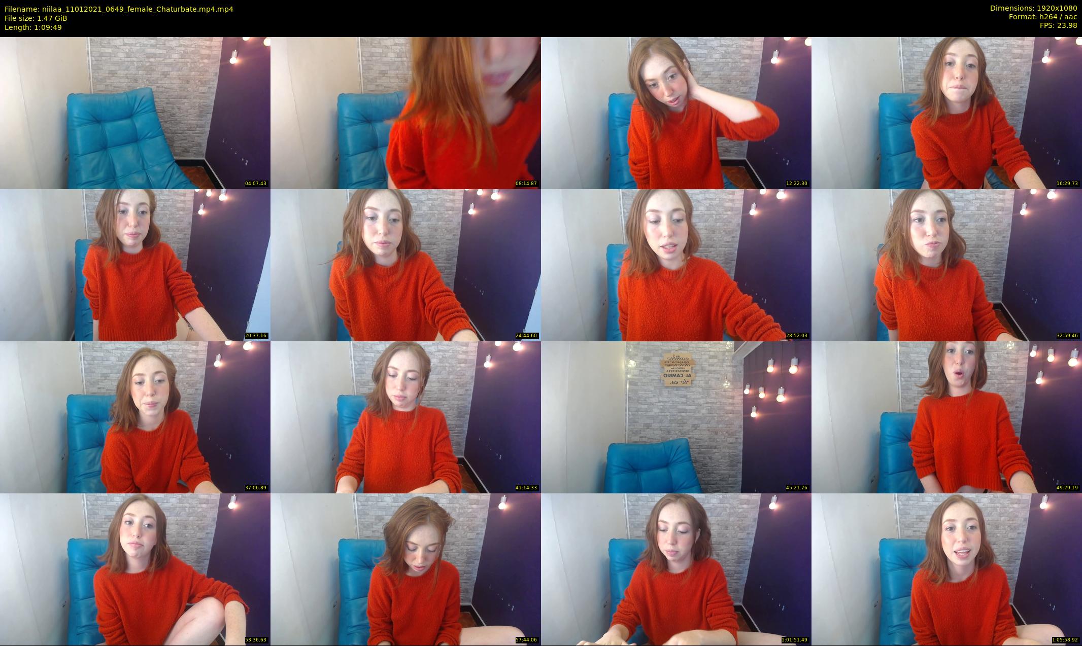 niilaa — 70 minute Chaturbate female cam show recording, 1080p, Jan 11, 2021