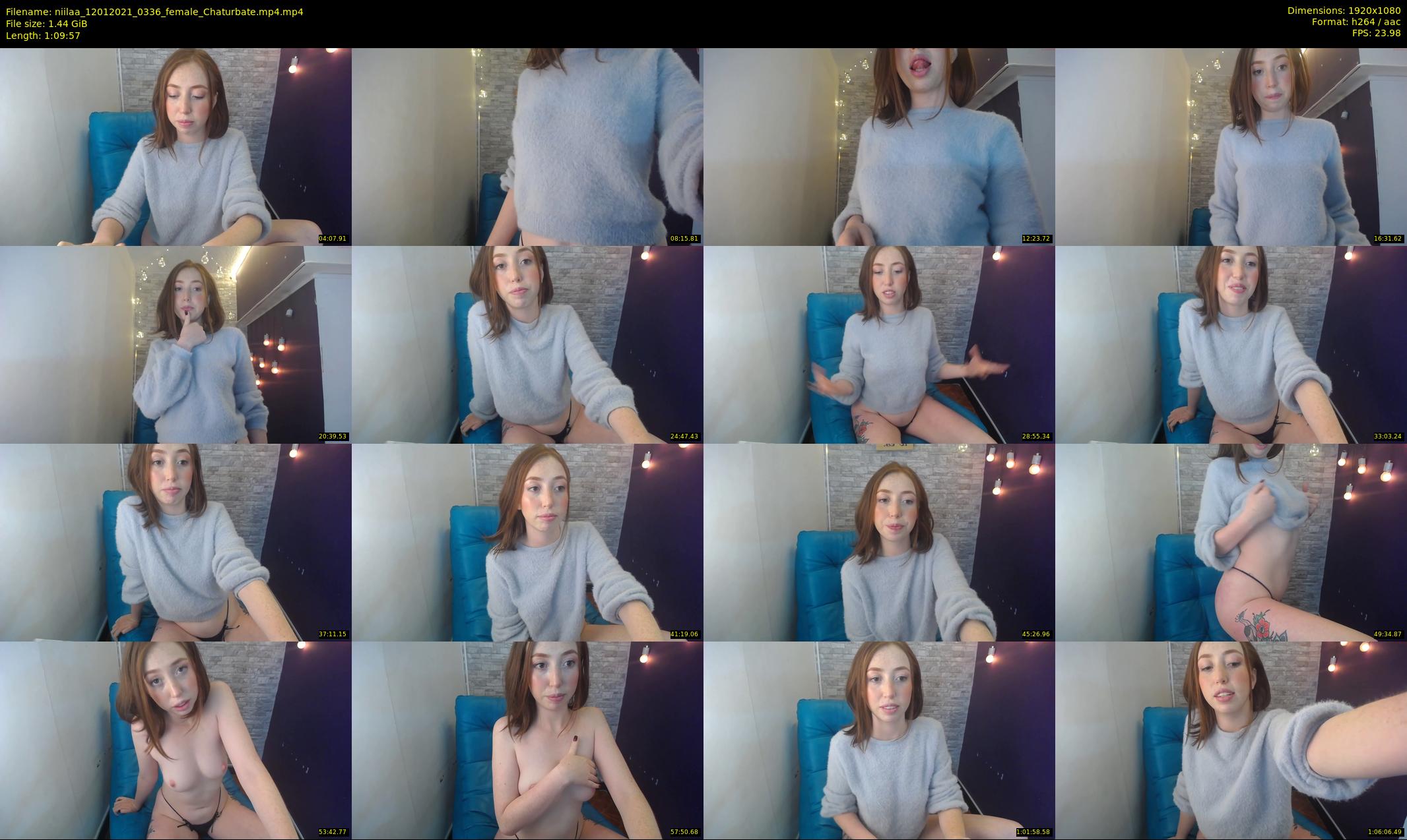niilaa — 70 minute Chaturbate female cam show recording, 1080p, Jan 12, 2021