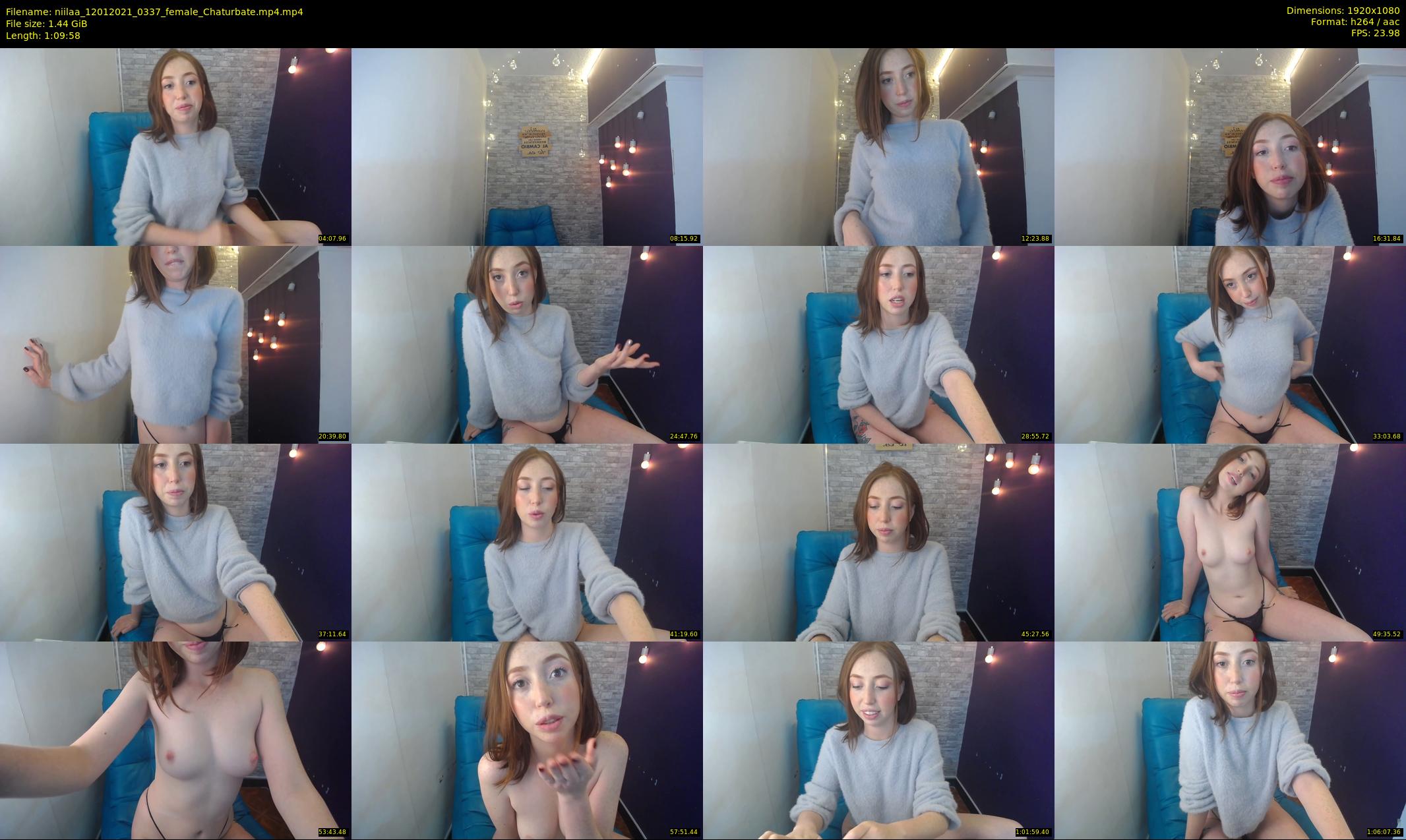 niilaa — 70 minute Chaturbate female cam show recording, 1080p, Jan 12, 2021