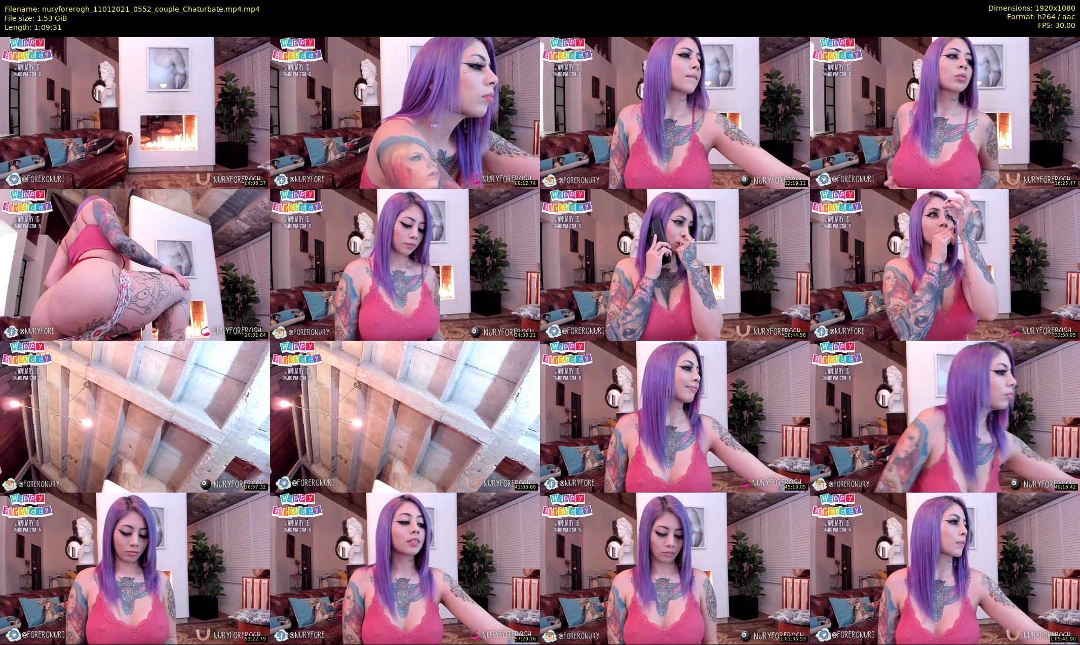nuryforerogh — 70 minute Chaturbate female cam show recording, 1080p, Jan 11, 2021
