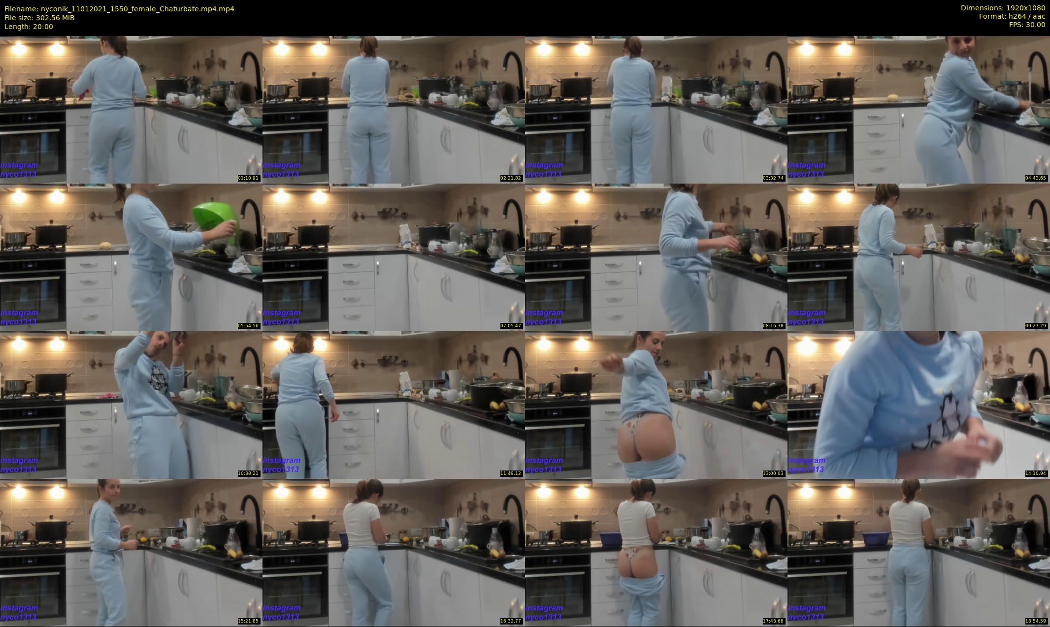 nyconik — 20 minute Chaturbate female cam show recording, 1080p, Jan 11, 2021
