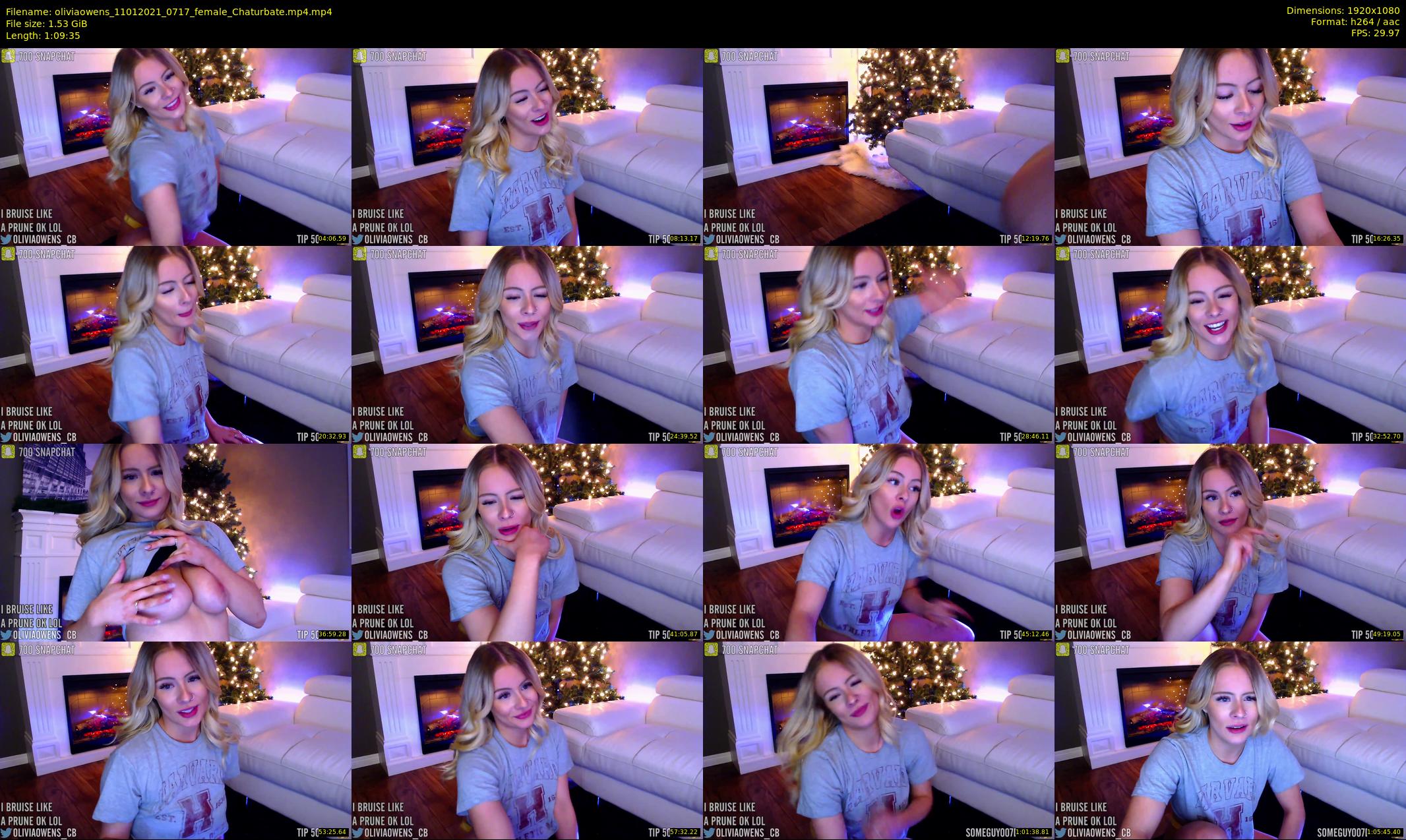 oliviaowens — 70 minute Chaturbate female cam show recording, 1080p, Jan 11, 2021