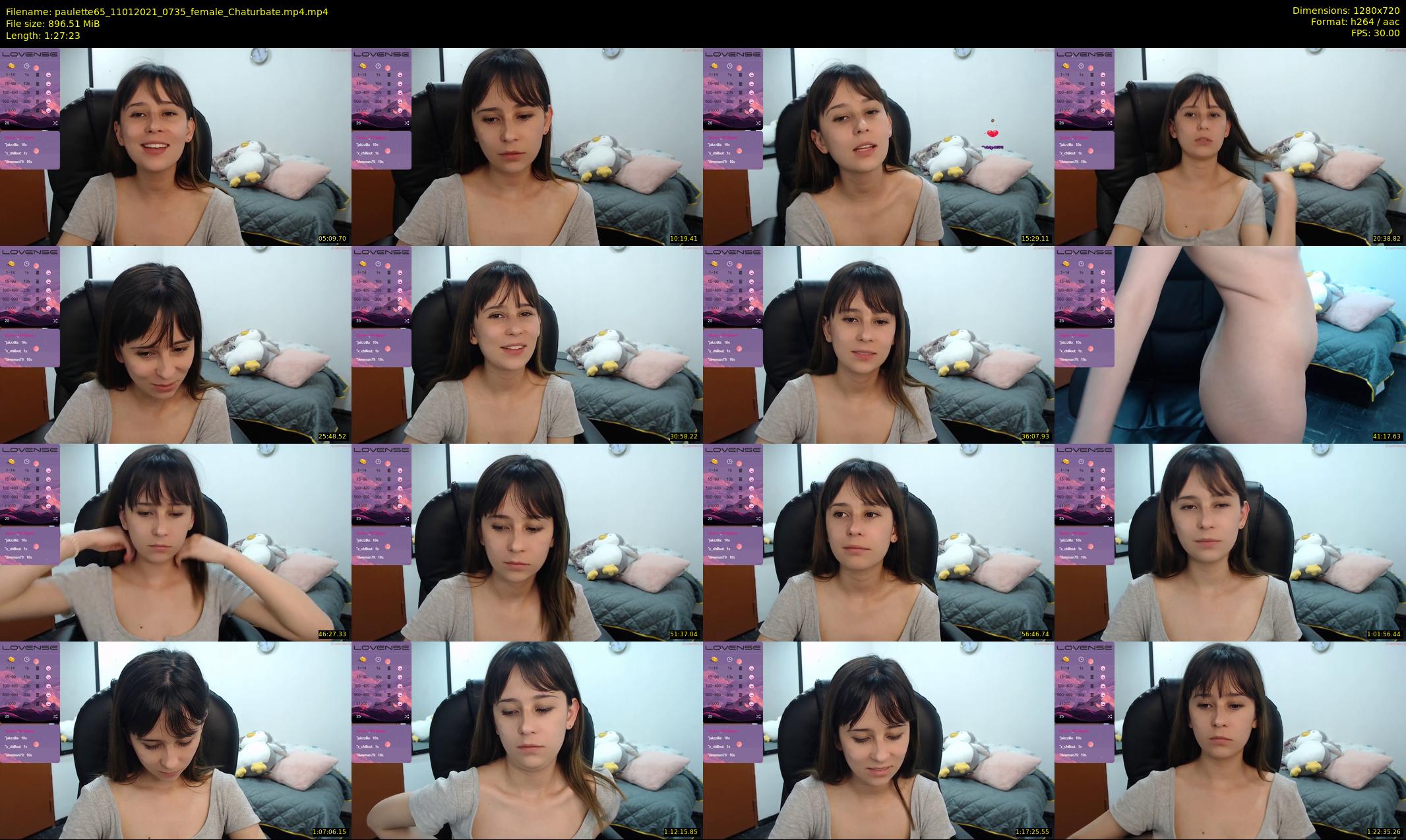 paulette65 — 88 minute Chaturbate female cam show recording, 720p, Jan 11, 2021